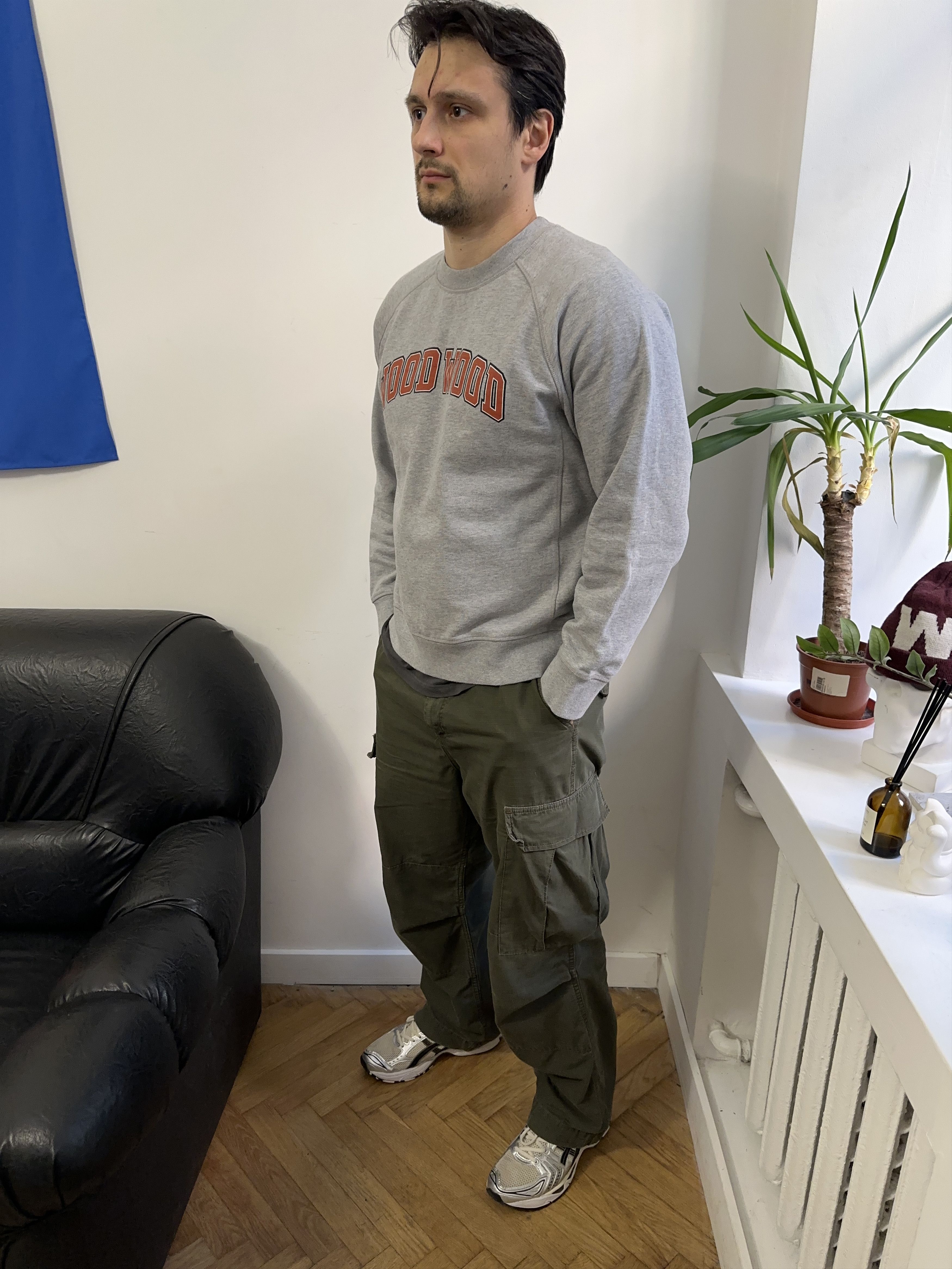 Wood Wood Wood Wood Hester Ivy Sweatshirt Grey M Men's Size US M / EU 48-50 / 2 - 6 Thumbnail