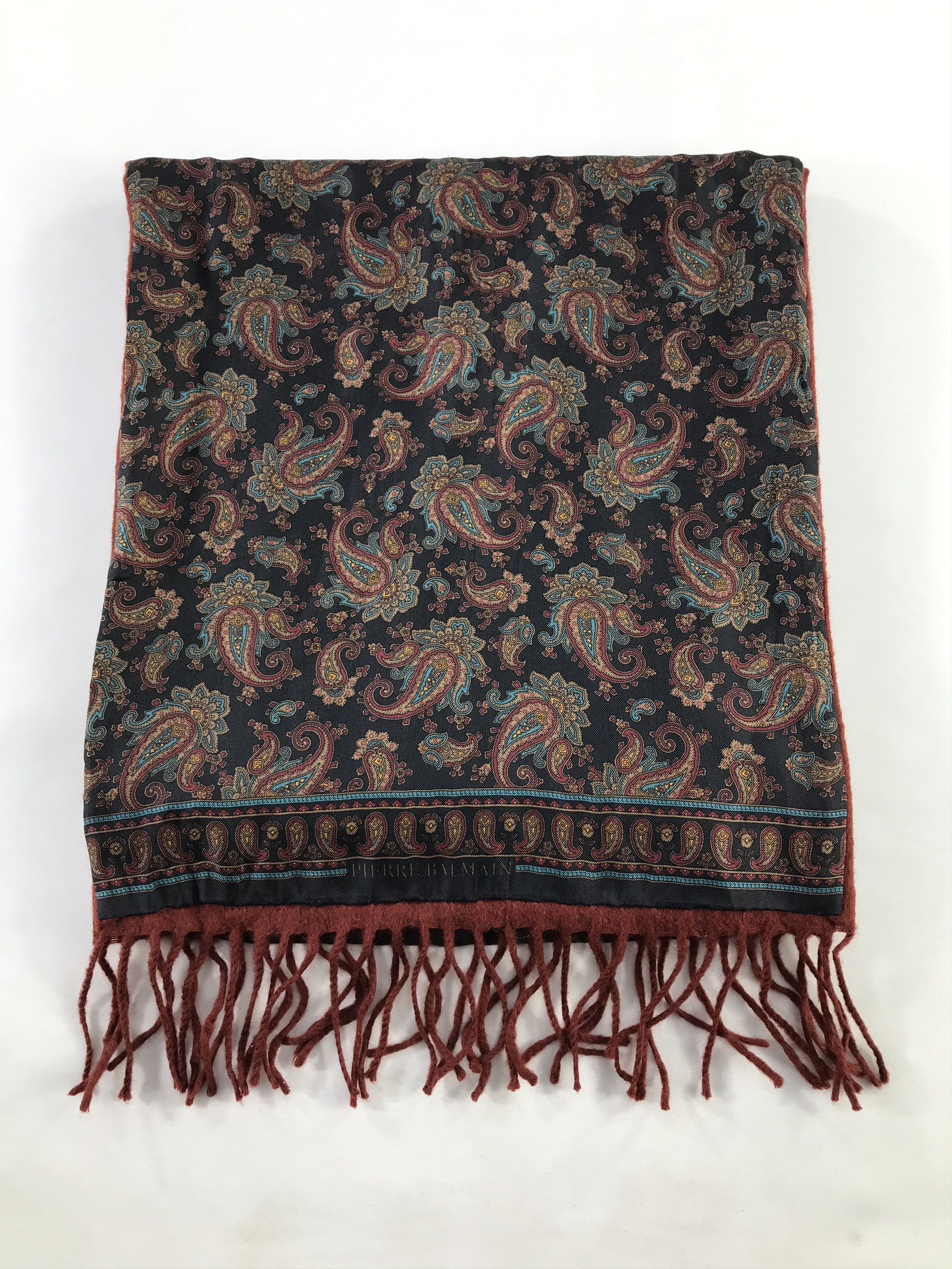 Vintage Pierre Balmain Scarf / Muffler / Neckwear - WW2218 Size ONE SIZE - 2 Thumbnail