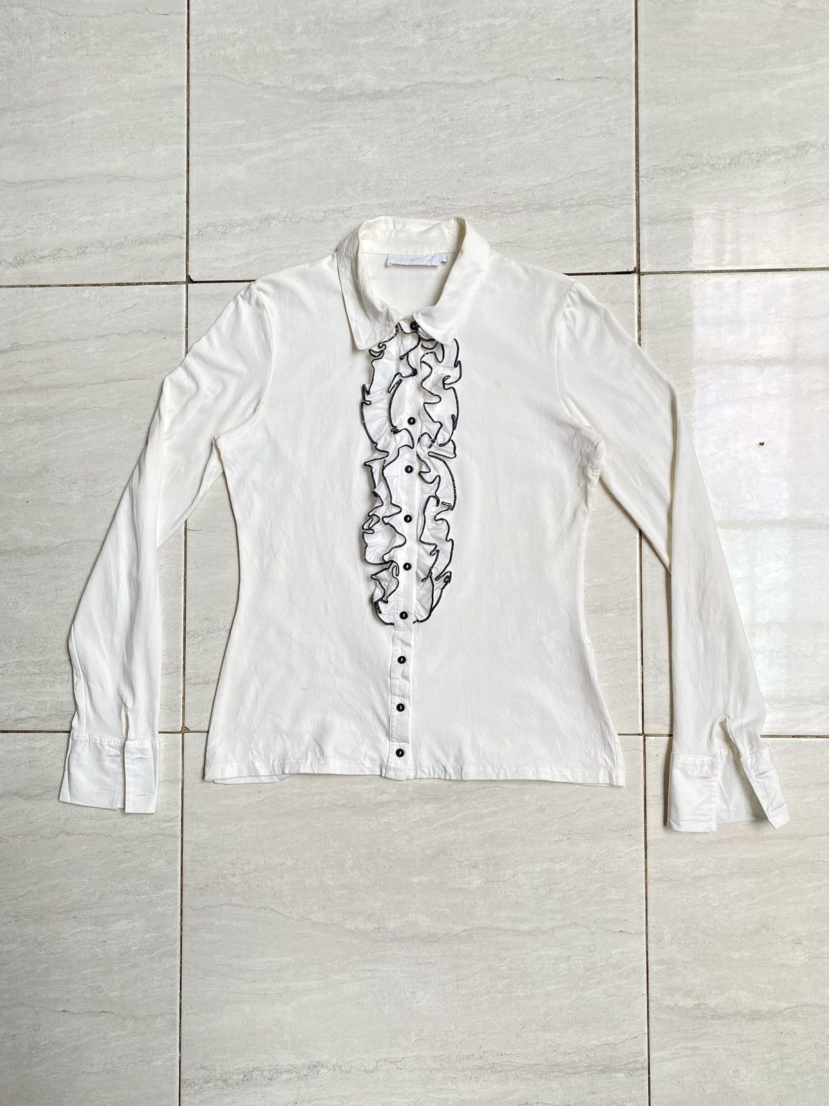 Other Anne Fontaine White Blouse Size US XS / EU 42 / 0 - 6 Thumbnail