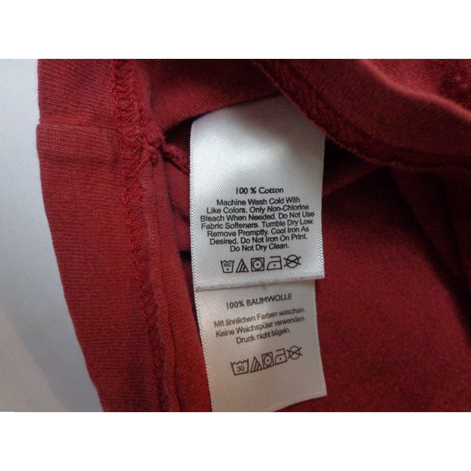 Eddie Bauer Eddie Bauer T-Shirt Eddie Bauer Long Cold Adventure With Big Warm Fire Red XL Men Crew Neck Short Sleeve Logo Solid Cotton Regular Size XL Size US XL / EU 56 / 4 - 6 Thumbnail