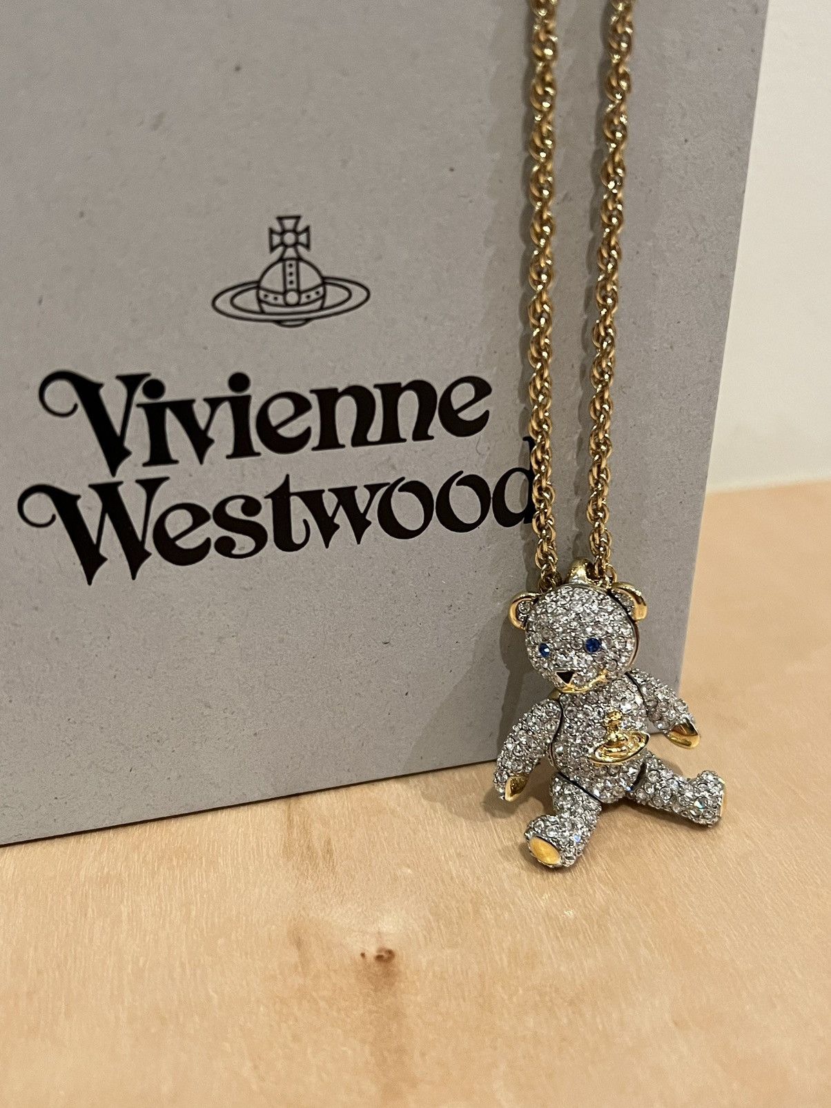 Vivienne Westwood Teddy Bear Chain Gold Vivienne Westwood Vivienne 