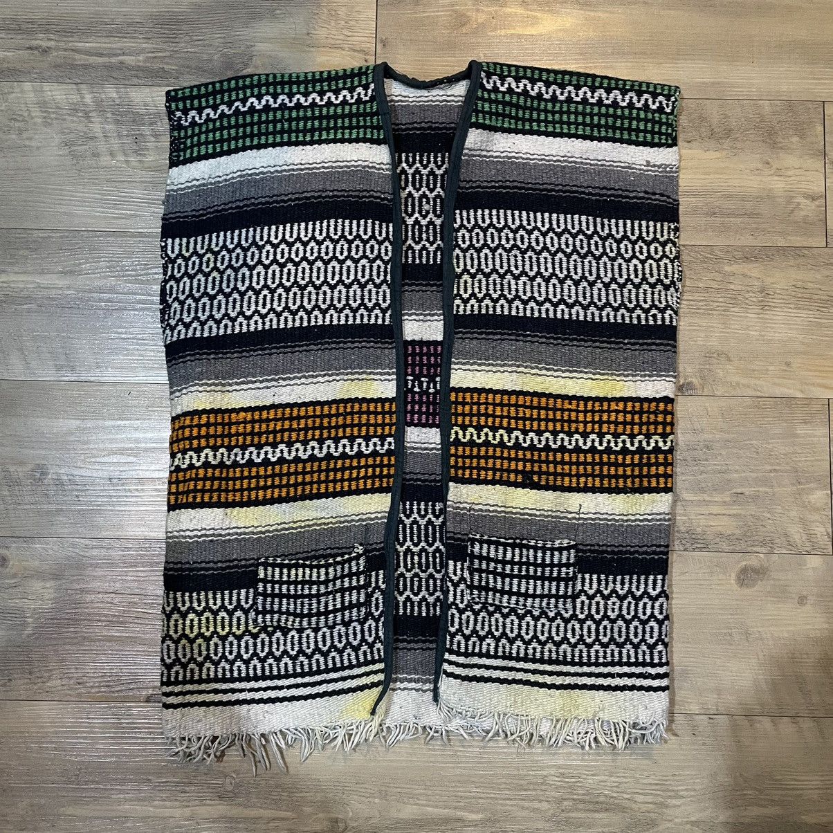 Vintage Mexican blanket vest Size US M / EU 48-50 / 2 - 1 Thumbnail