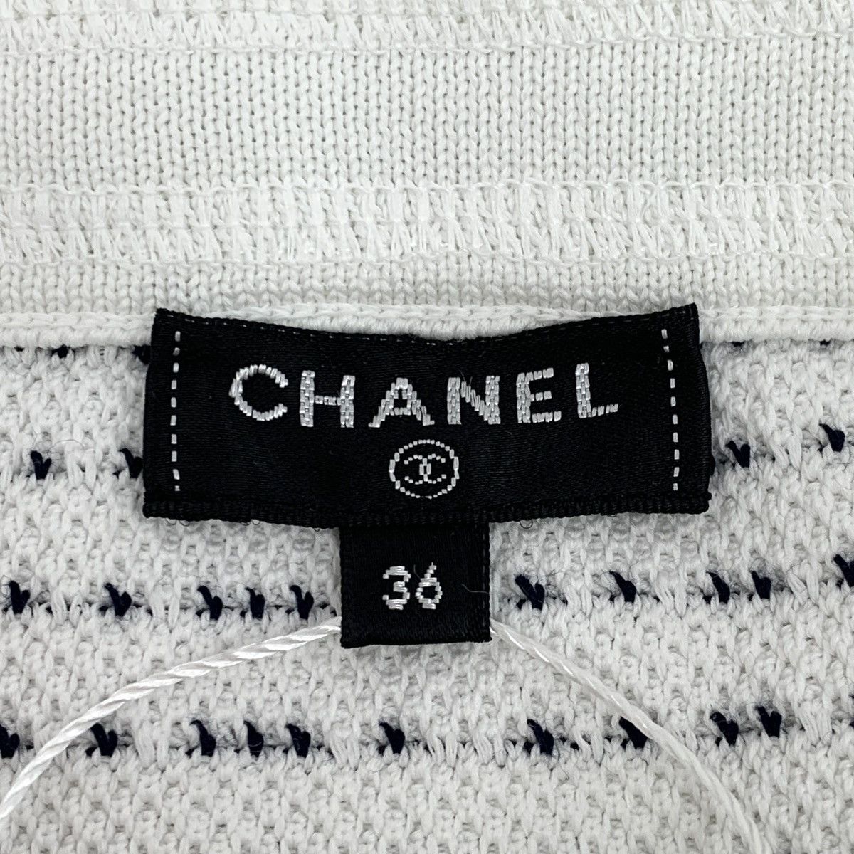 Chanel Chanel Cutout Striped Cotton Casual Knit Halter Dress Size 25" / US 0 / IT 36 - 6 Thumbnail