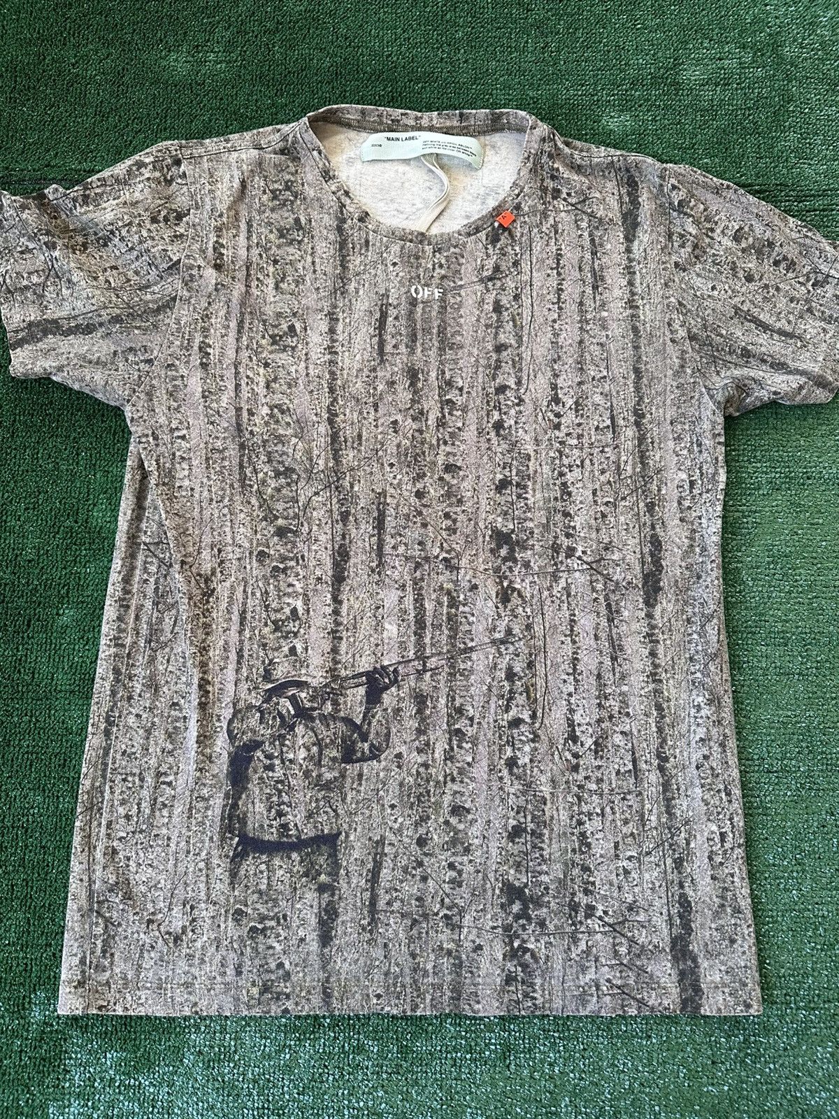 Off-White Off White Camouflage SS19 Logo Arrows Tee Size Medium Used Size US M / EU 48-50 / 2 - 1 Thumbnail