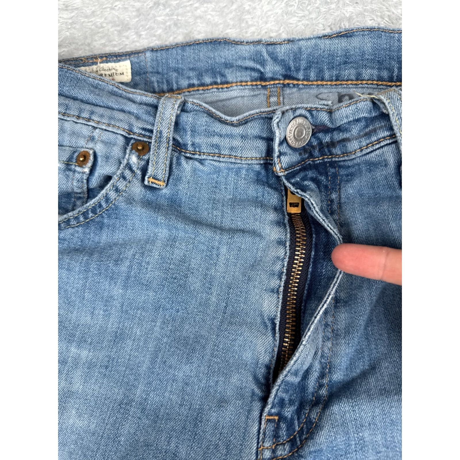 Levi's Levi's Jeans Adult 34 Blue Denim 511 Cotton Blend Regular 5-Pocket Design Vintage No Size US 34 / EU 50 - 5 Thumbnail