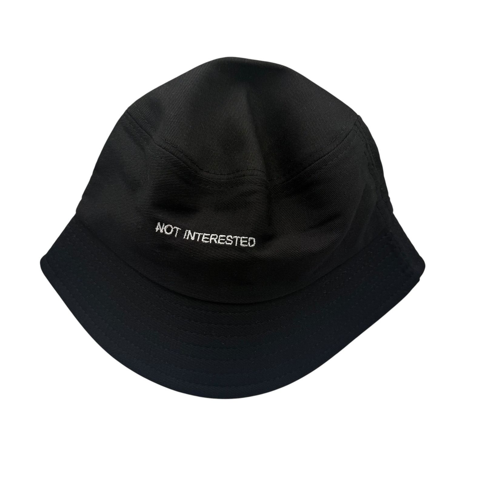 Other Not Interested Black Bucket Hat Size ONE SIZE - 3 Thumbnail