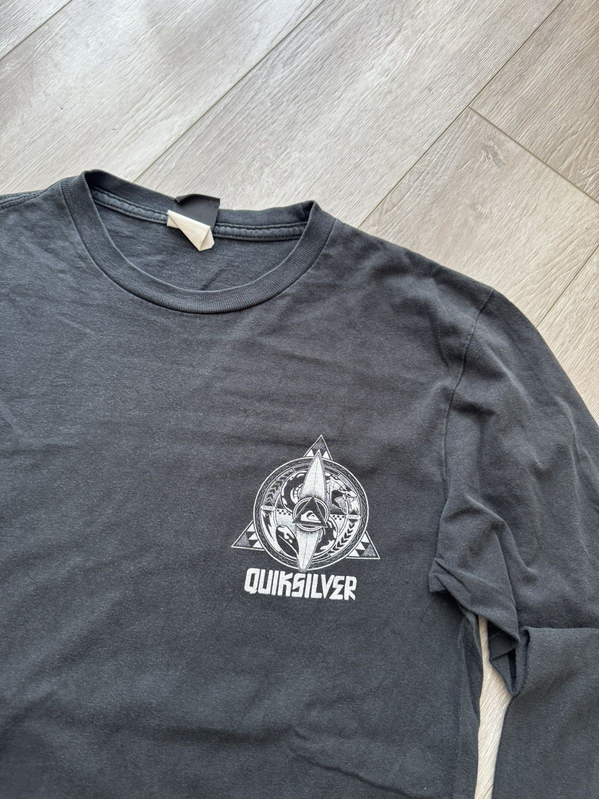 Quiksilver × Vintage 🇺🇸 Vintage 90s QUIKSILVER Long Sleeve T Shirt Surf Skate USA Size US S / EU 44-46 / 1 - 5 Thumbnail