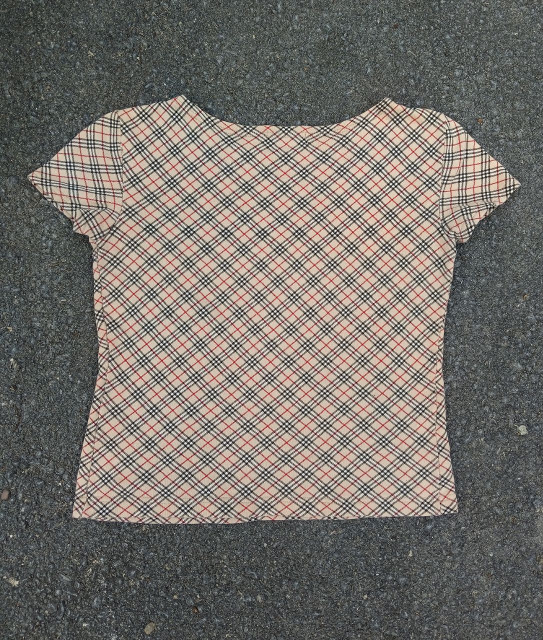 Burberry OG🔥GRAIL BURBERY NOVA CHECK SPELLOUT SHIRT Size M / US 6-8 / IT 42-44 - 3 Thumbnail