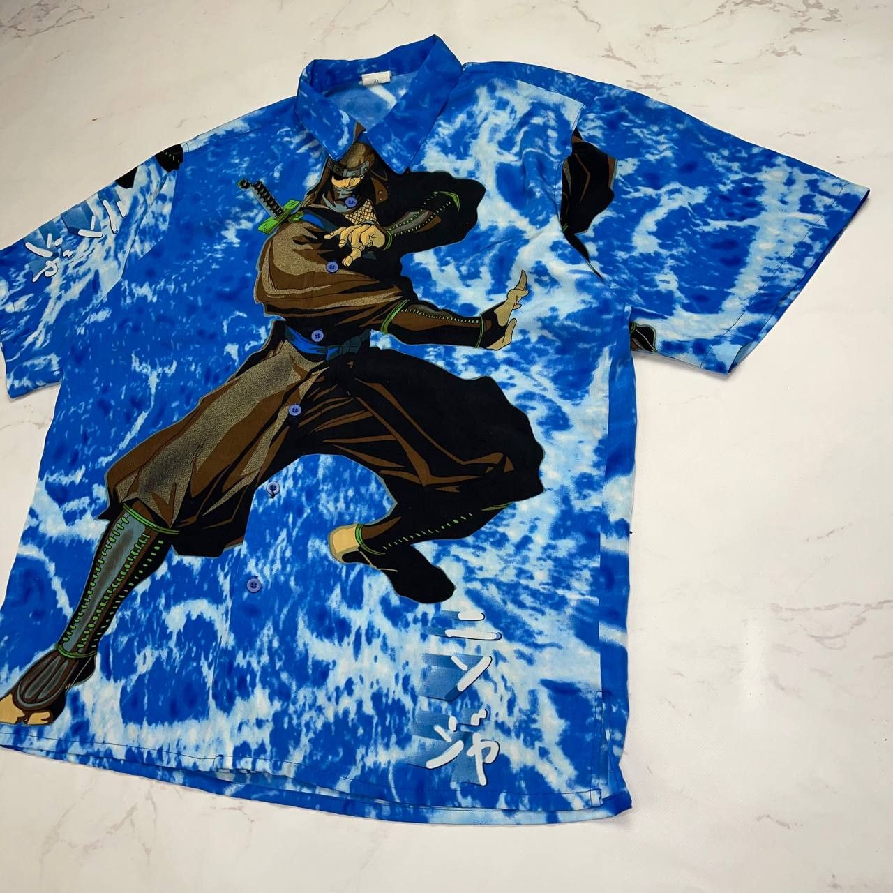 Vintage Vintage Anime Ninja Warrior Oversized Shirt - Akira, Ghost Size US XL / EU 56 / 4 - 4 Thumbnail