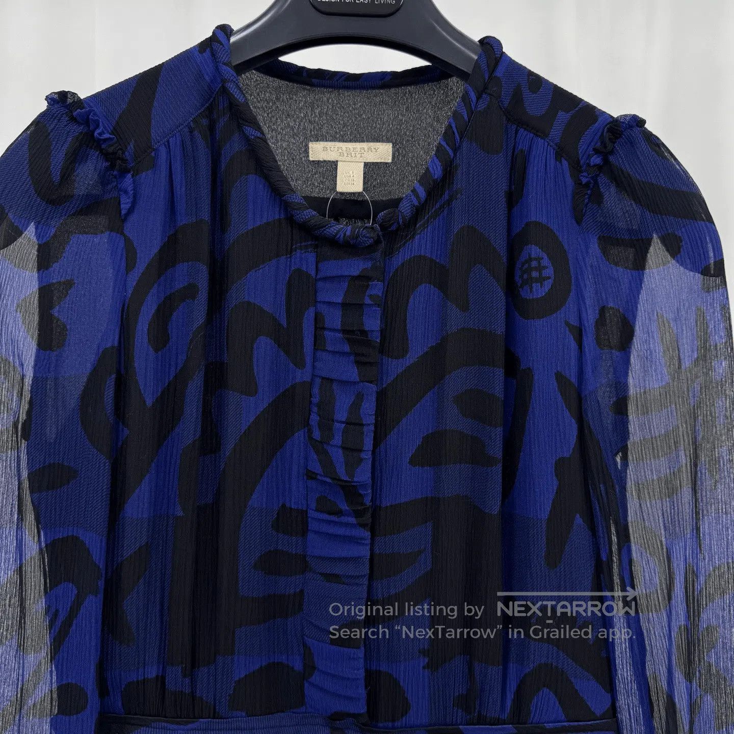 Burberry Burberry Silk Dress. Size M / US 6-8 / IT 42-44 - 3 Thumbnail