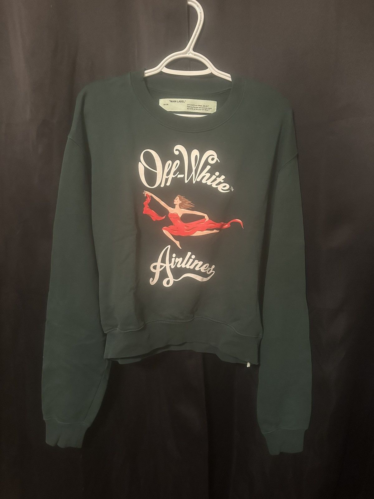 Off-White × Virgil Abloh Off-White Airlines Virgin Atlantic Spinoff Sweater Size US S / EU 44-46 / 1 - 1 Thumbnail