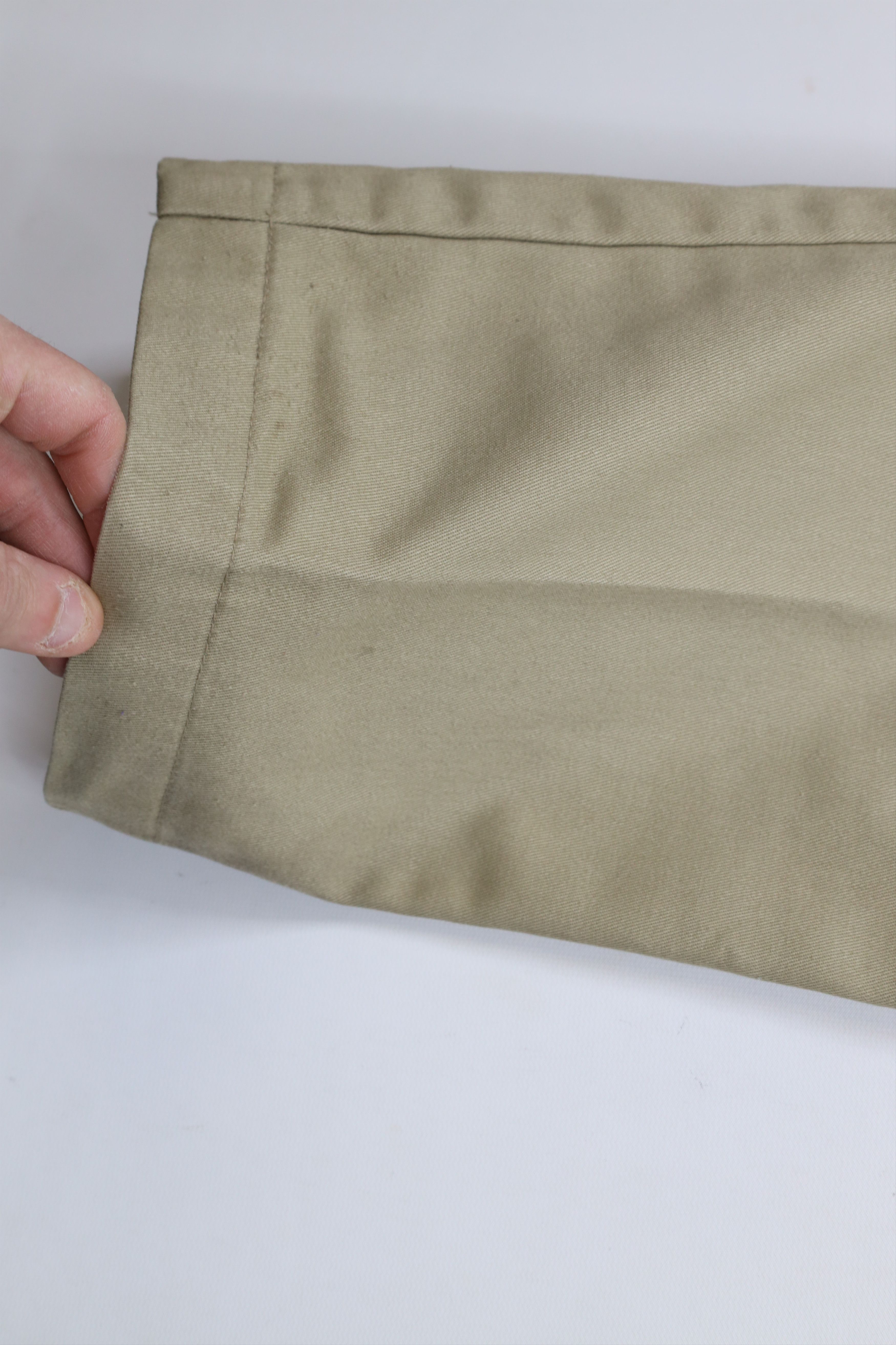 Dickies × Vintage Vintage 70s Dickies Lined Wide Leg Workwear Pants USA Beige Size US 32 / EU 48 - 6 Thumbnail