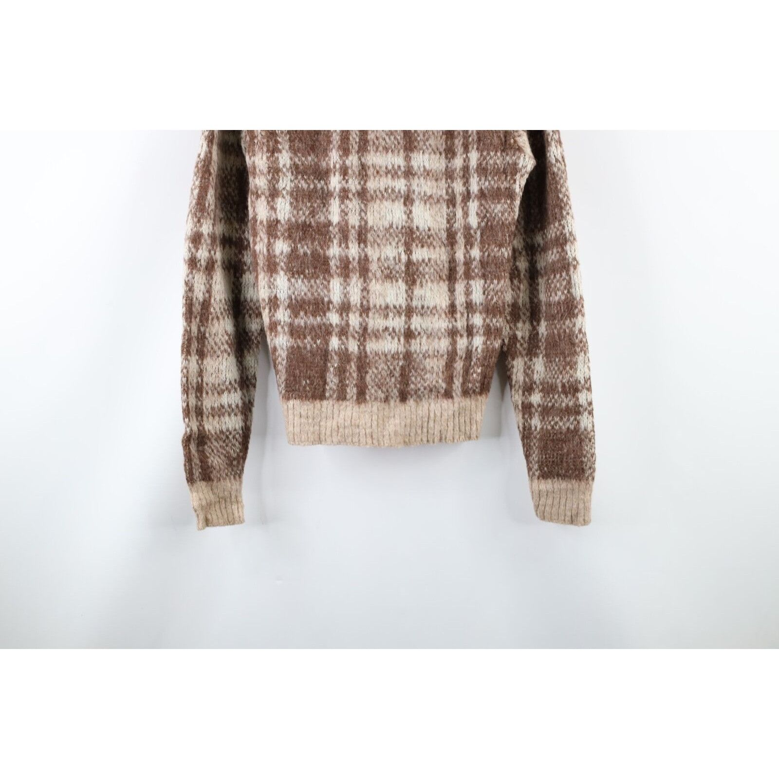 Vintage Vintage 60s Streetwear Mohair Wool Blend Knit Shag Sweater Size US M / EU 48-50 / 2 - 7 Thumbnail
