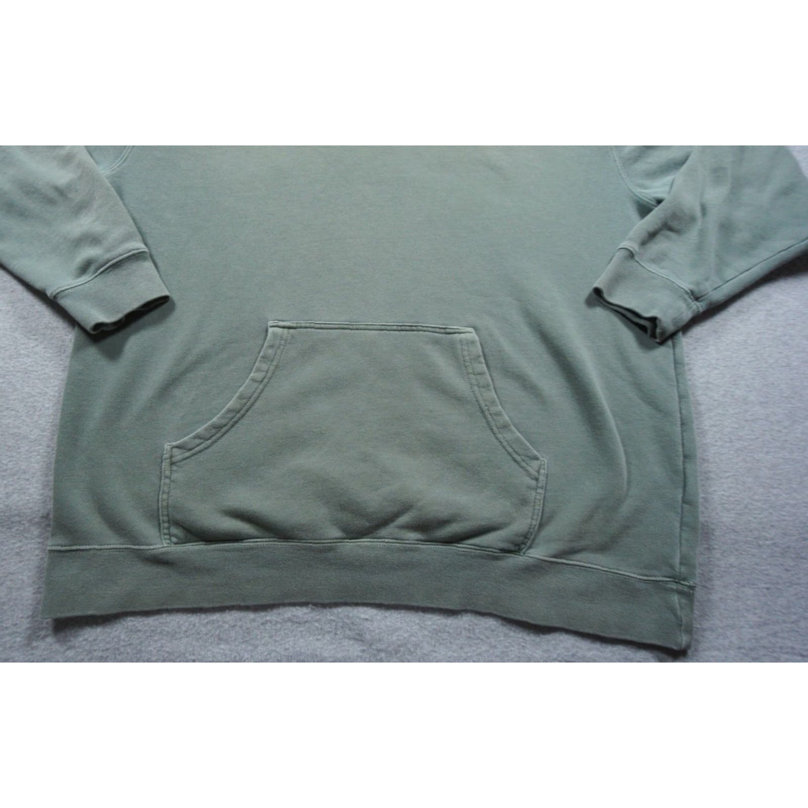 Vintage Sago Sweatshirt Mens XL Green Hoodie Streetwear Pullover Faded Sweater Size US XL / EU 56 / 4 - 4 Thumbnail