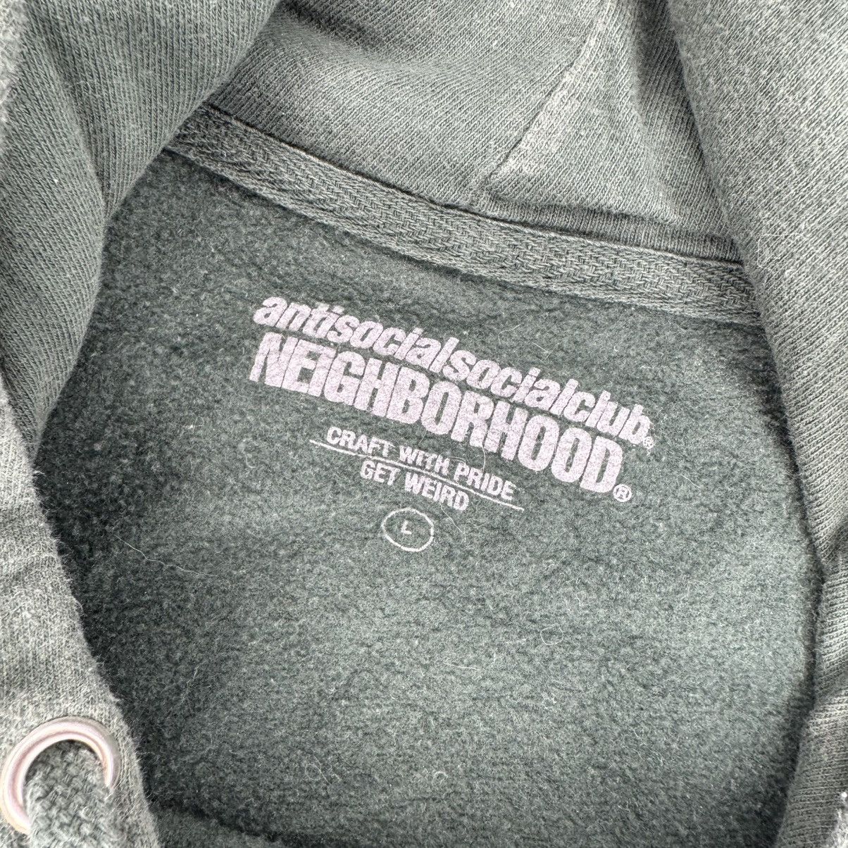 Anti Social Social Club × Neighborhood ASSC Neighborhood 6IX Green Hoodie Anti Social FW20 Sz L Size US L / EU 52-54 / 3 - 3 Thumbnail