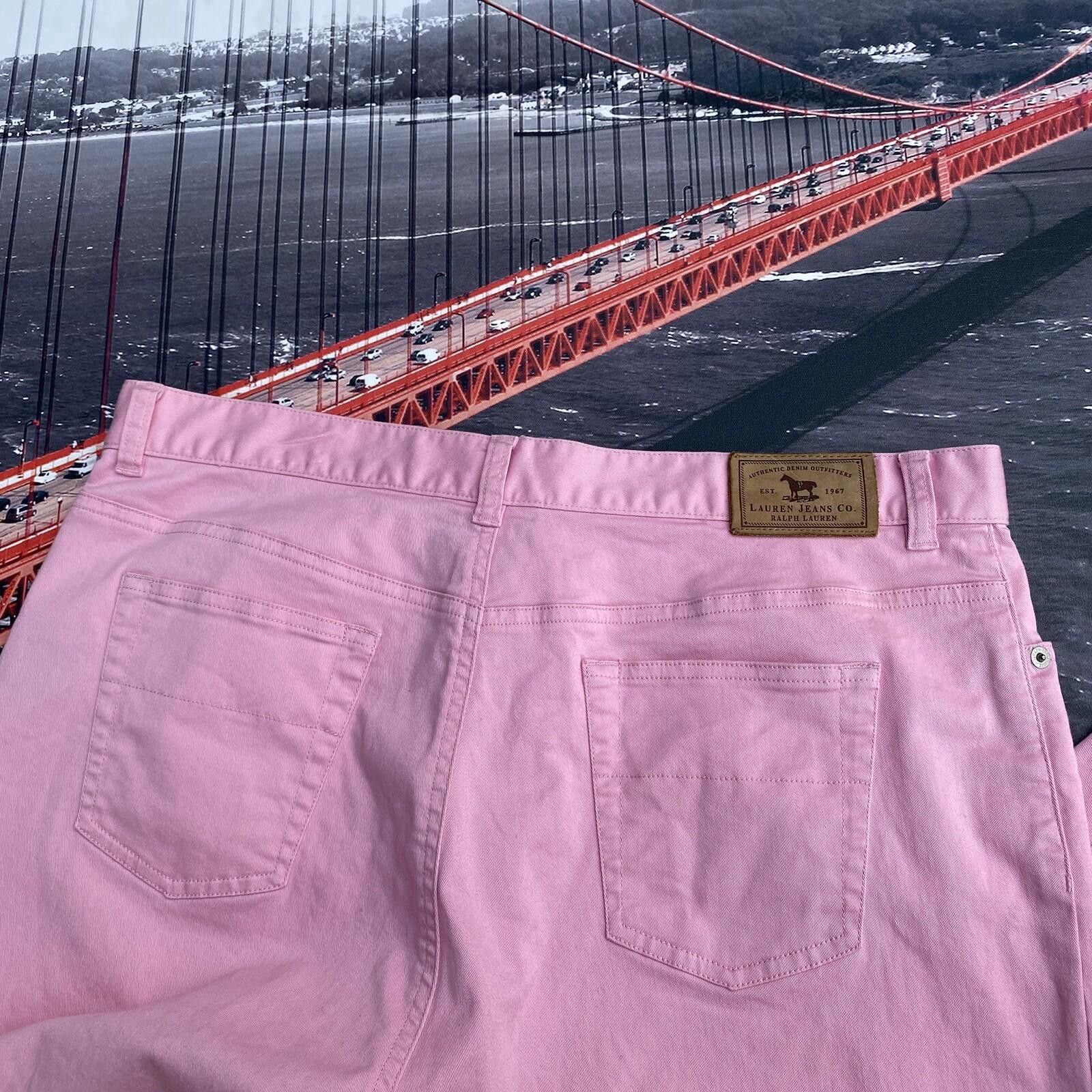 Lauren Ralph Lauren VTG RALPH LAUREN Jeans Co Pants Women's Size 14 Pink Size 36" / US 14 / IT 50 - 6 Thumbnail