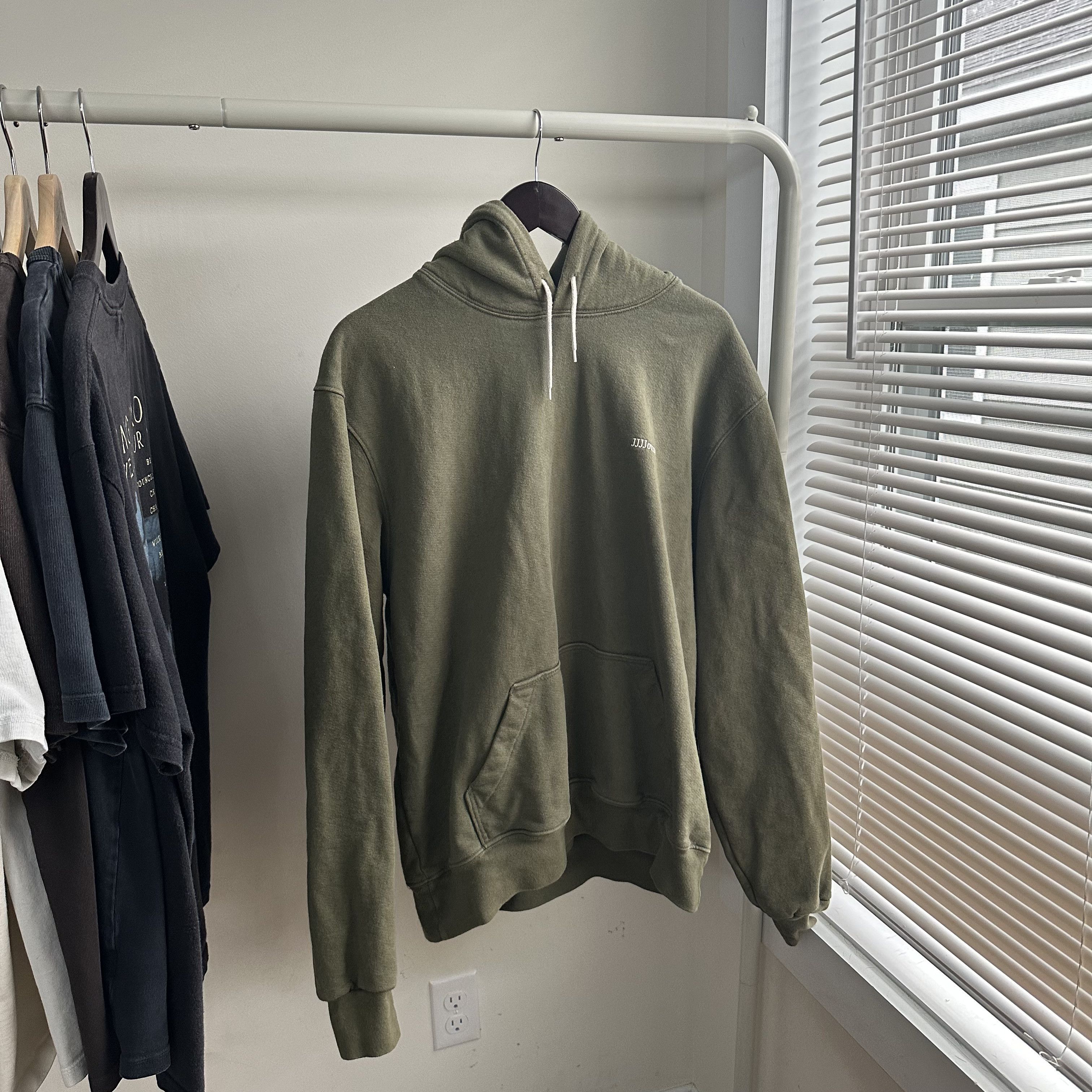 image of Jjjjound Ss20 J/95 Hoodie in Green, Men's (Size XL)