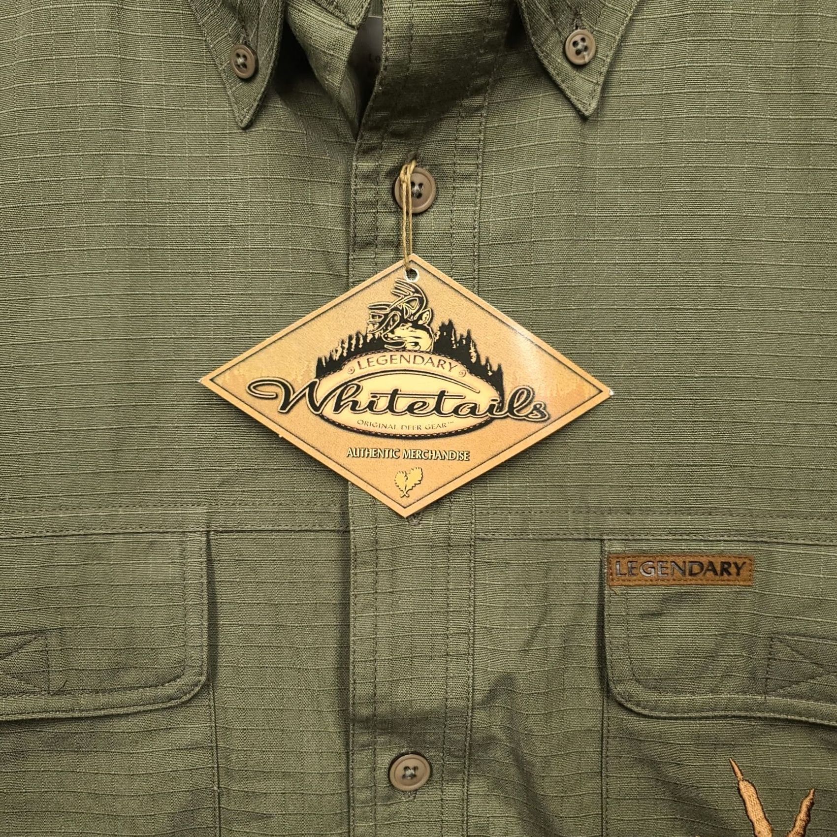 Vintage VINTAGE? Legendary Whitetails Shirt Mens M Regular Fit Short Sleeve Embroidered Turkey Size US M / EU 48-50 / 2 - 5 Thumbnail