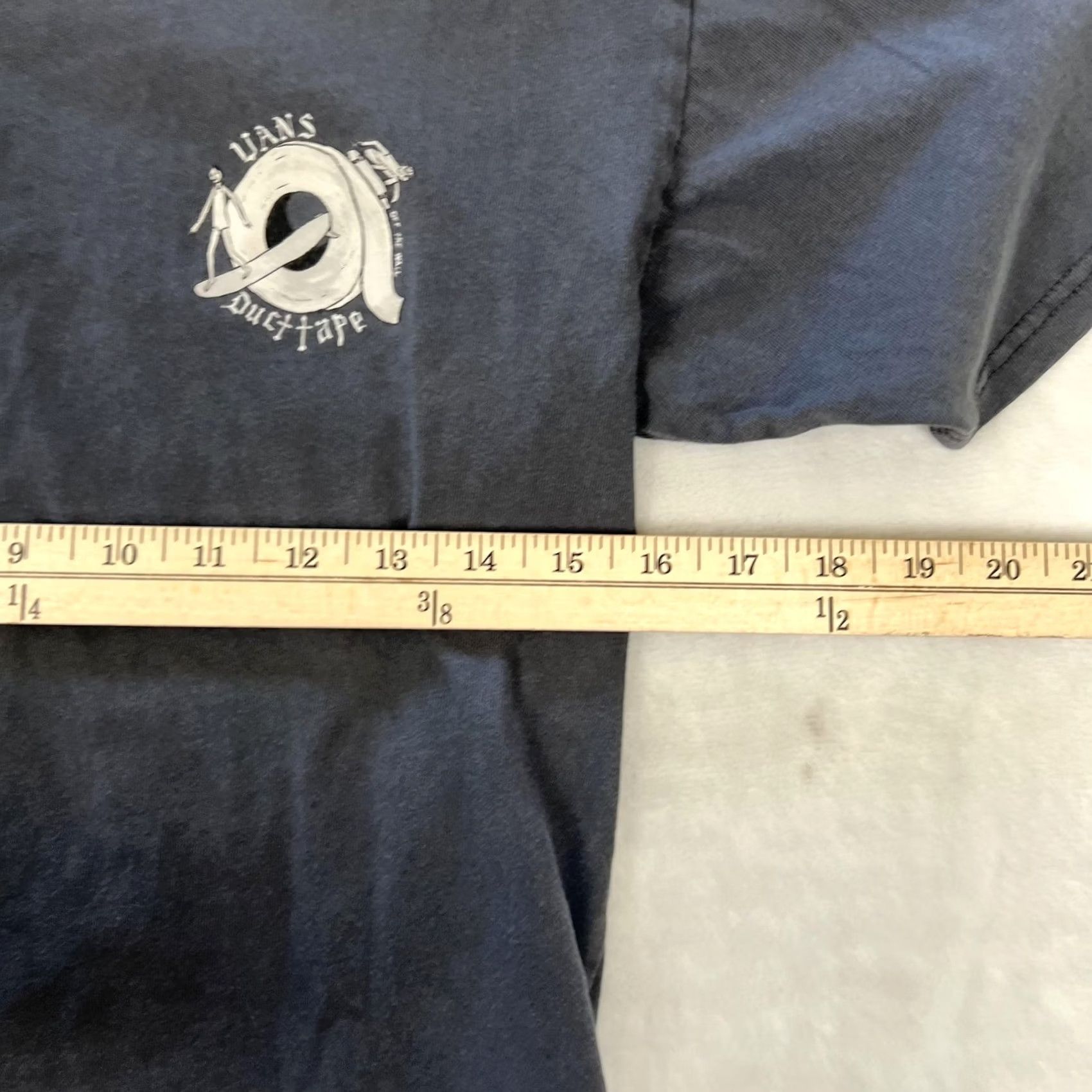 Vans VANS Joel Tudor Duct Tape T-Shirt Mens Small Black Graphic Surf Festival 2022 Size US S / EU 44-46 / 1 - 6 Thumbnail