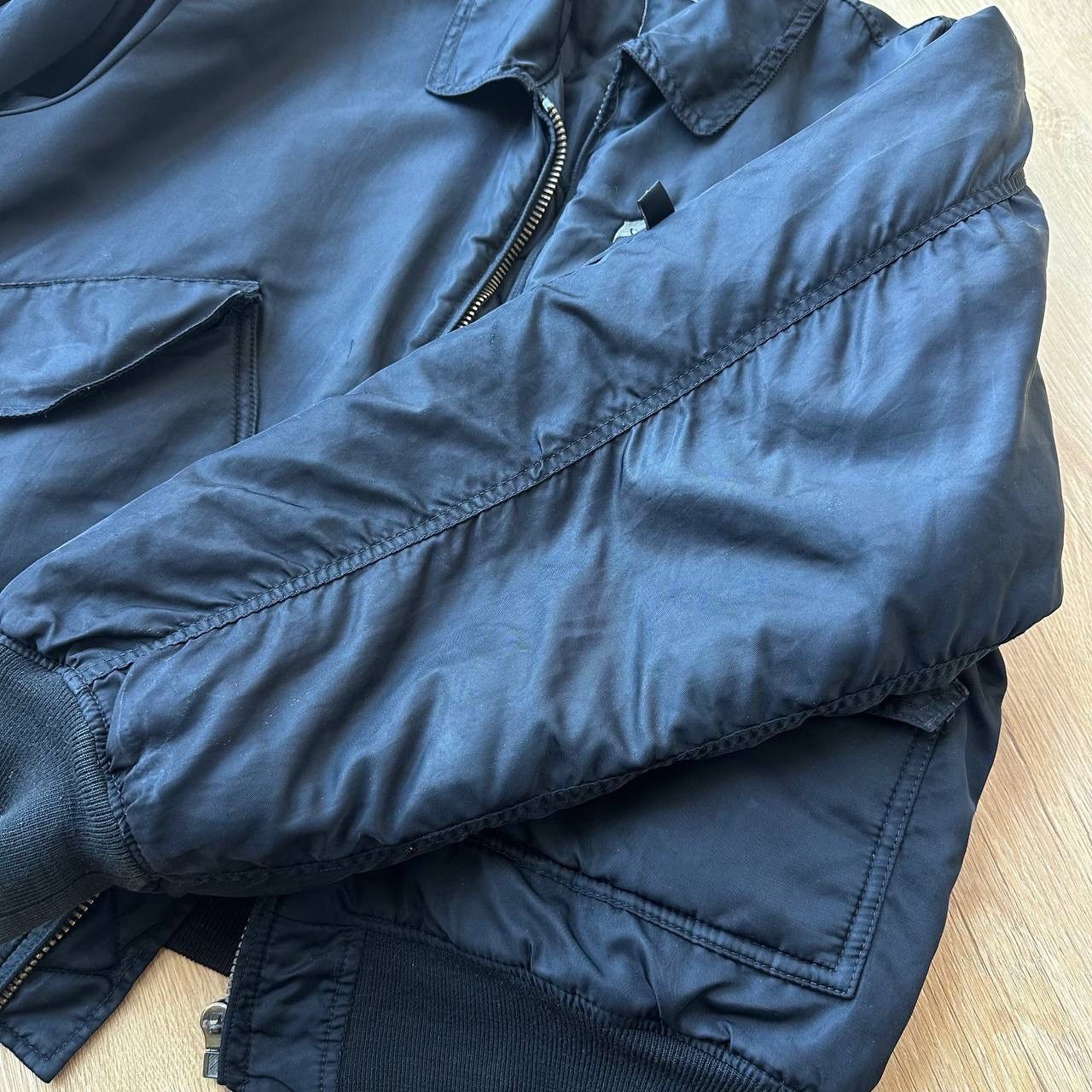 Vintage 90s Vintage CWU-45 Embroidery Bomber Jacket Alpha Style Size US L / EU 52-54 / 3 - 13 Thumbnail