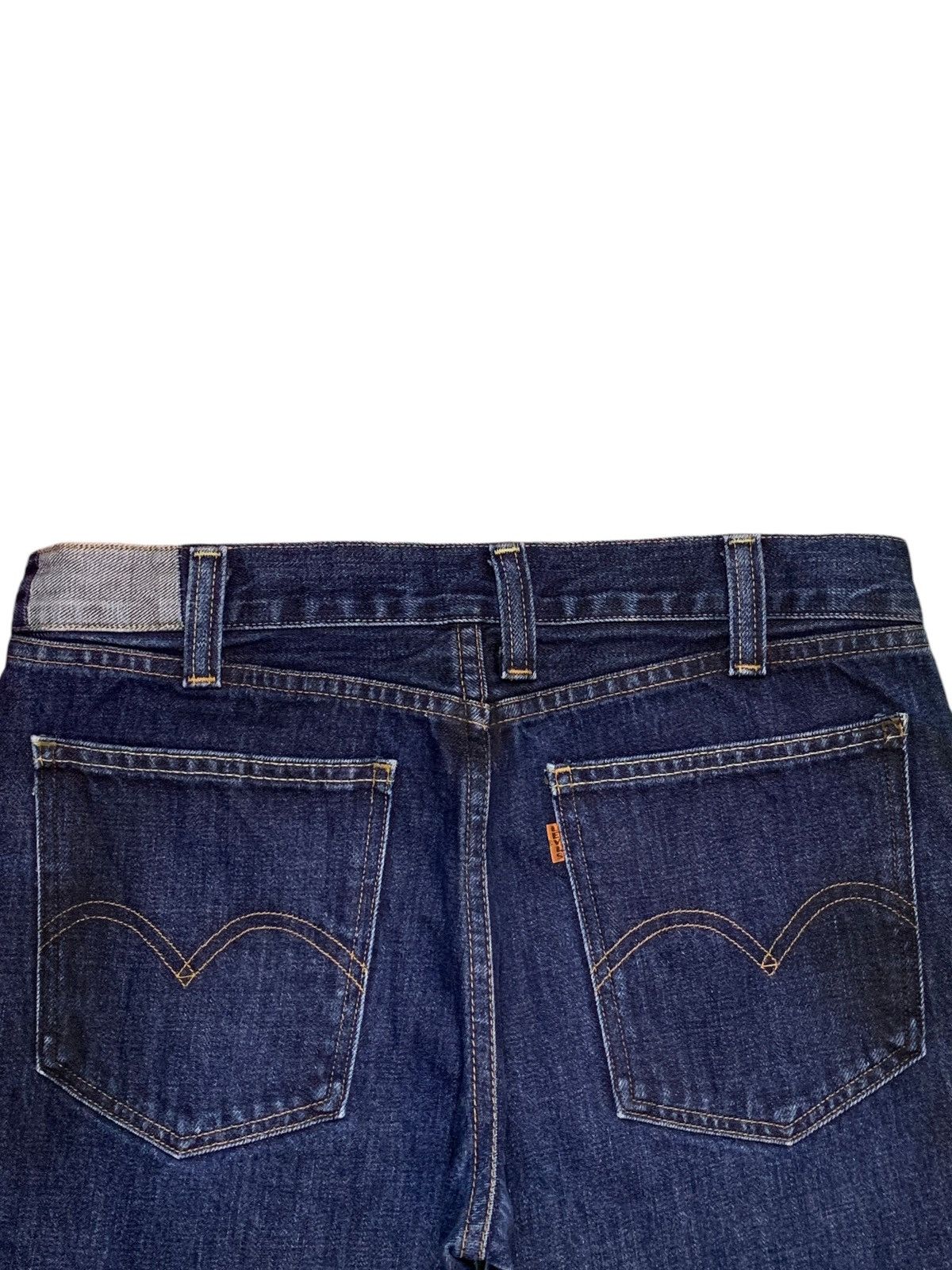 Levi's × Levi's Vintage Clothing Vintage 90s Levis Orange Tab Big E Blue Denim Shorts Size 30" / US 8 / IT 44 - 10 Thumbnail