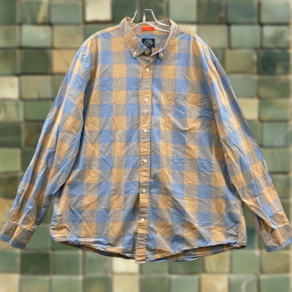 Vintage St. Johns Bay Shirt Mens XXL Plaid Office Preppy Academia Hike 90s Classic Cabin Button-Up Size US XXL / EU 58 / 5 - 1 Thumbnail
