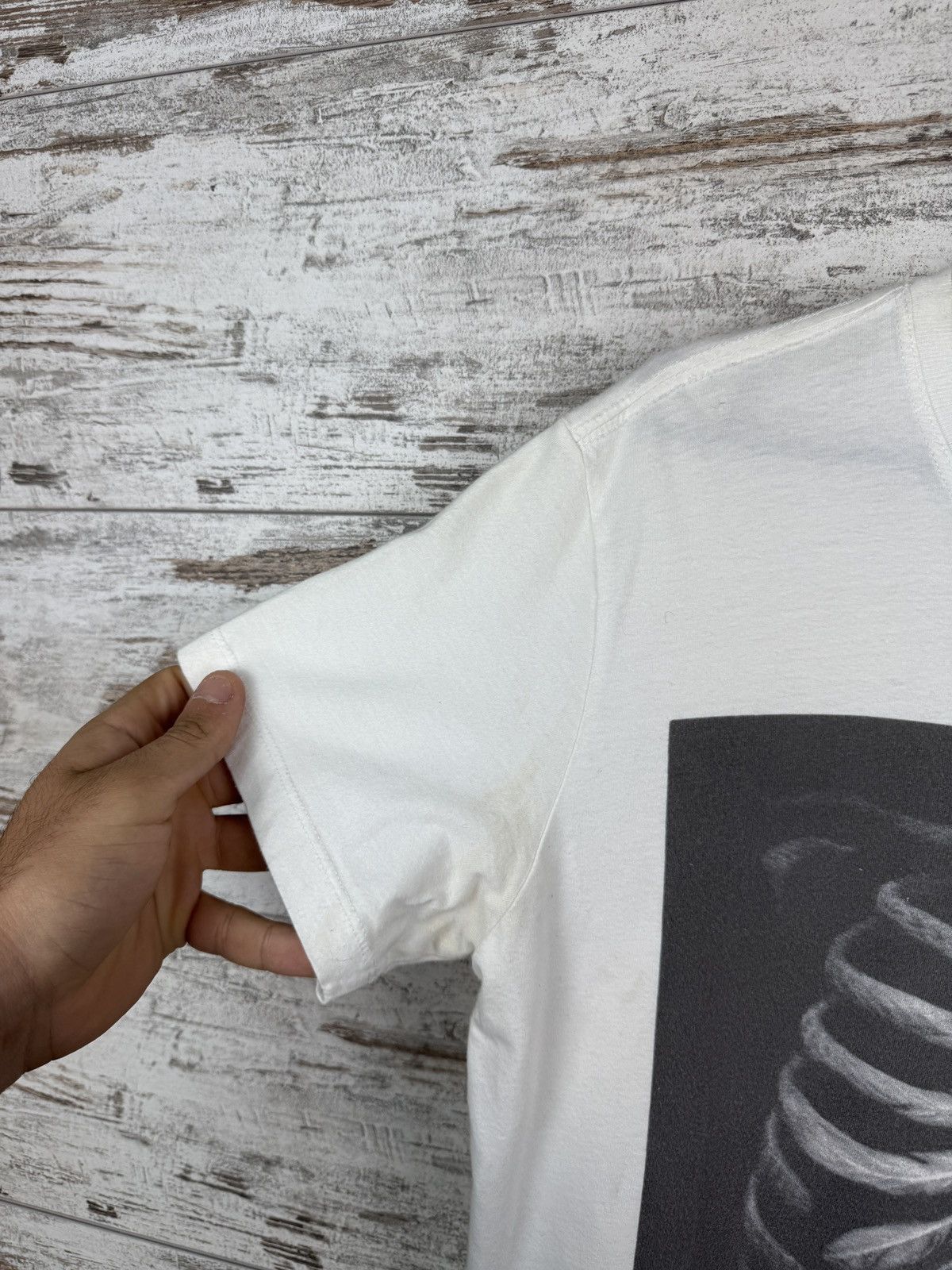 Diesel × Diesel Black Gold × Vintage Vintage Diesel skeleton T-shirt tee big logo black gold Size US M / EU 48-50 / 2 - 5 Thumbnail