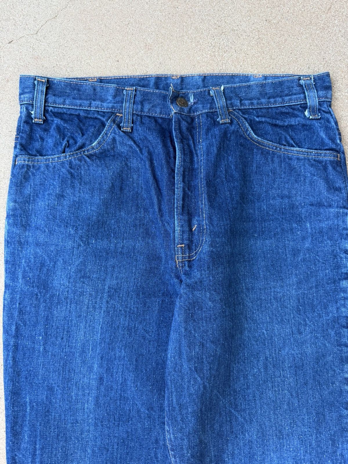 Levi's Vtg 70’s Levi’s 646 Orange Tab Bellbottom Flare Jeans 33x30 Size US 33 - 4 Thumbnail