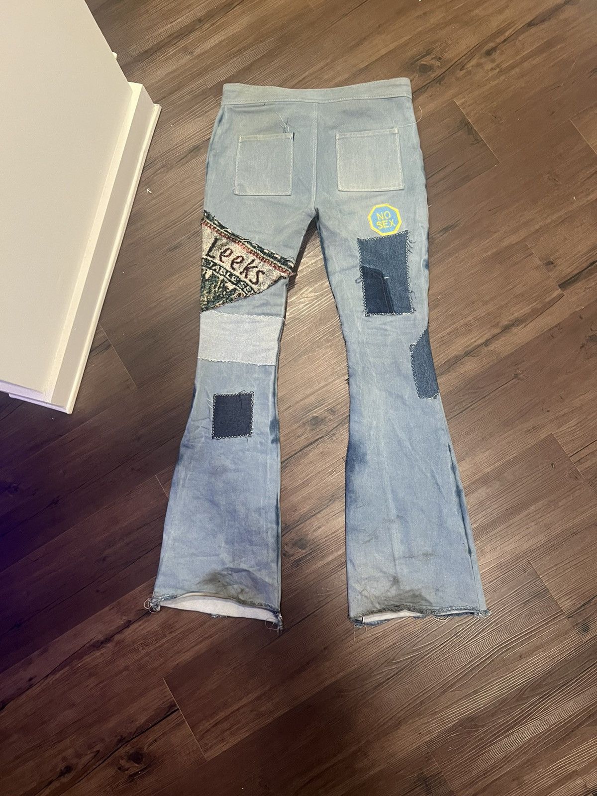 Other From Brazil Patched Flared Jeans Size US 30 / EU 46 - 3 Thumbnail