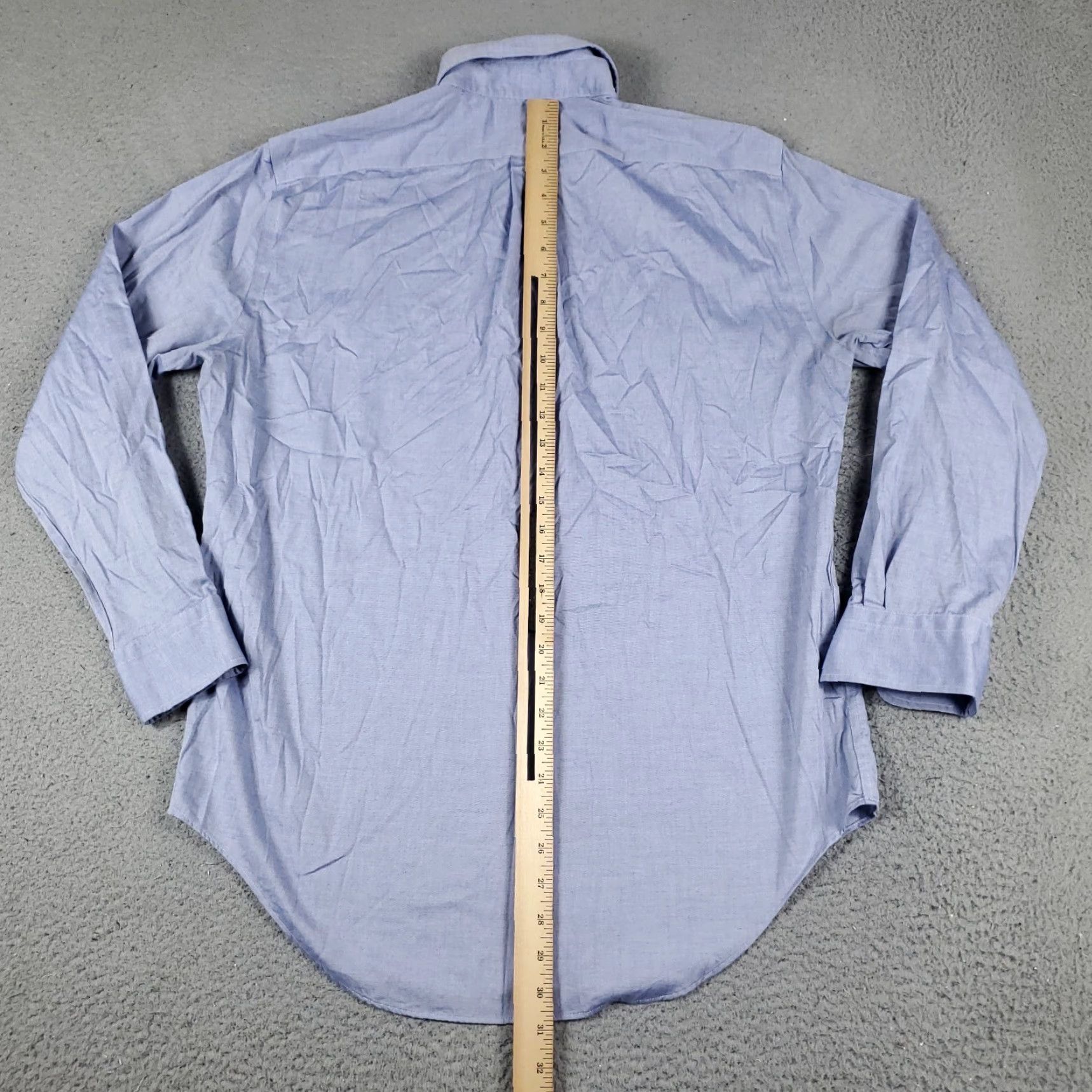 Ralph Lauren Ralph Lauren Shirt Mens 15.5 Blue Dress Button Up Long Sleeve Casual Business Formal Workwear Size 40R - 3 Thumbnail