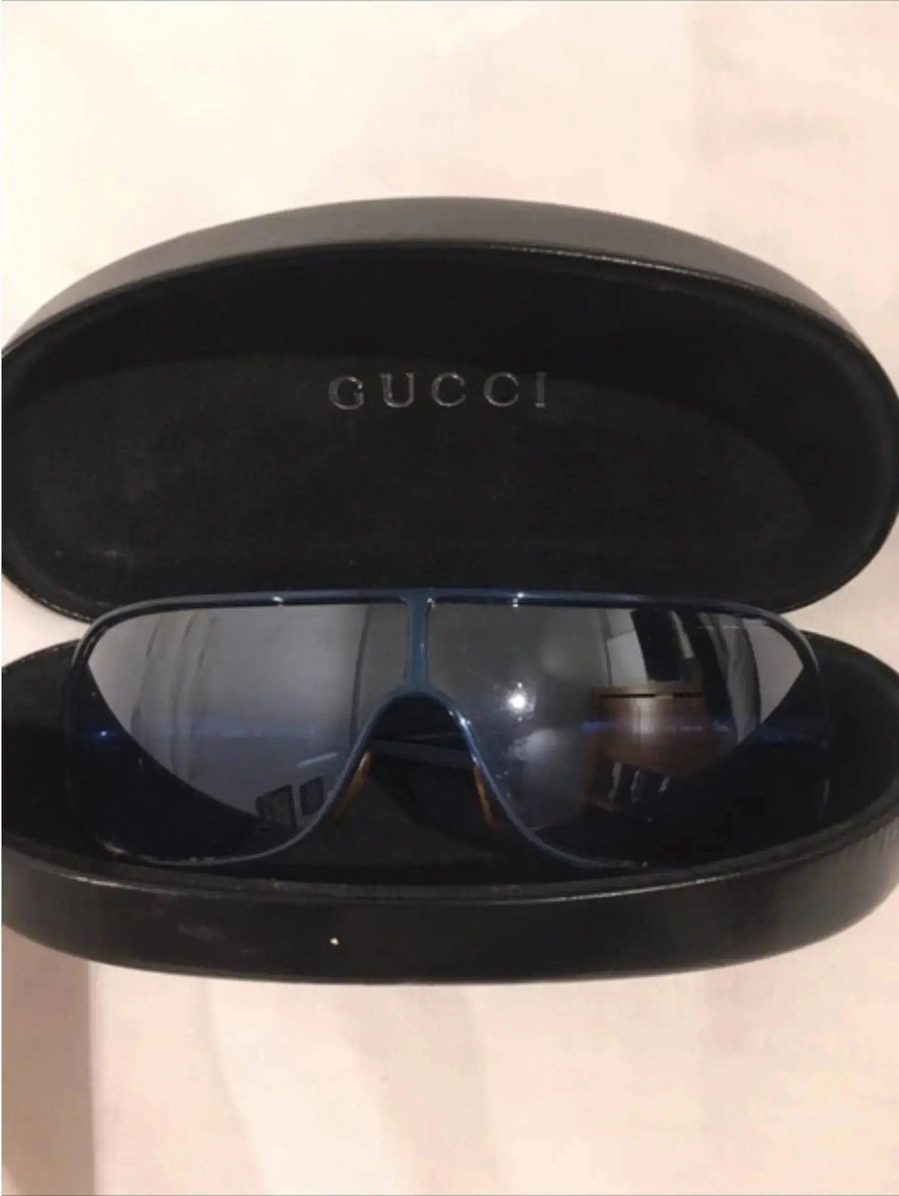 Gucci × Tom Ford × Vintage GUCCI Sunglasses Shield Wrap Rimless 90s Vintage Size ONE SIZE - 4 Thumbnail