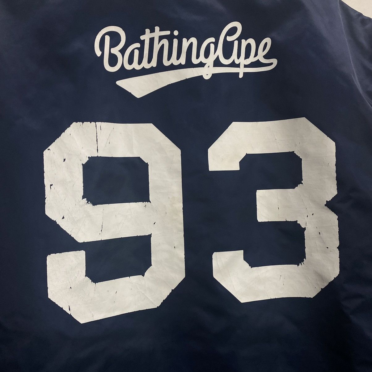 Bape A Bathing Ape Navy Blue 93 Logo Coack Jacket, size large Size US L / EU 52-54 / 3 - 8 Thumbnail