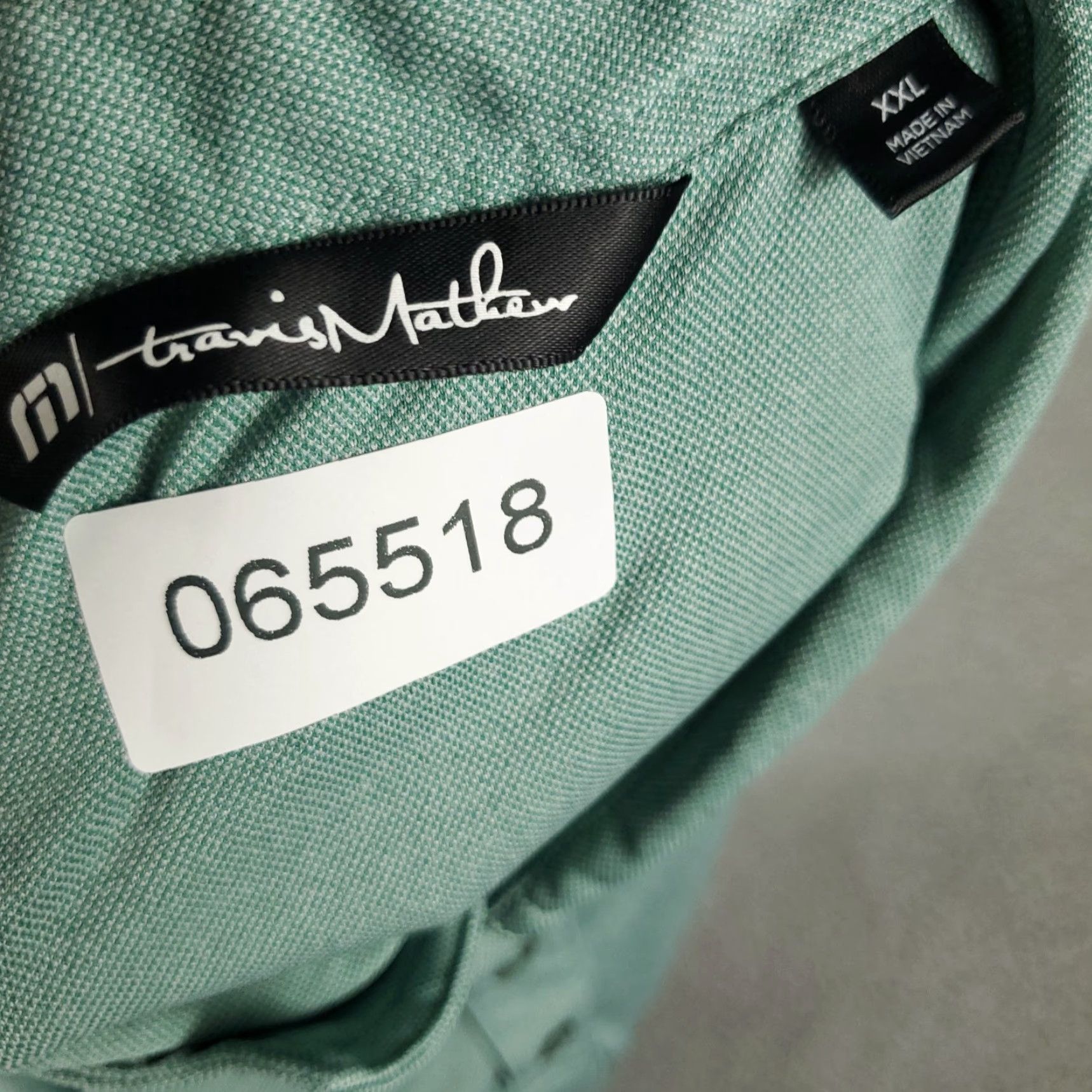 TravisMathew Travis Mathew Polo Shirt Mens 2XL Green Casual Short Sleeve Shirt Mens Green 2XL Polo Travis Mathew Size US XXL / EU 58 / 5 - 7 Thumbnail