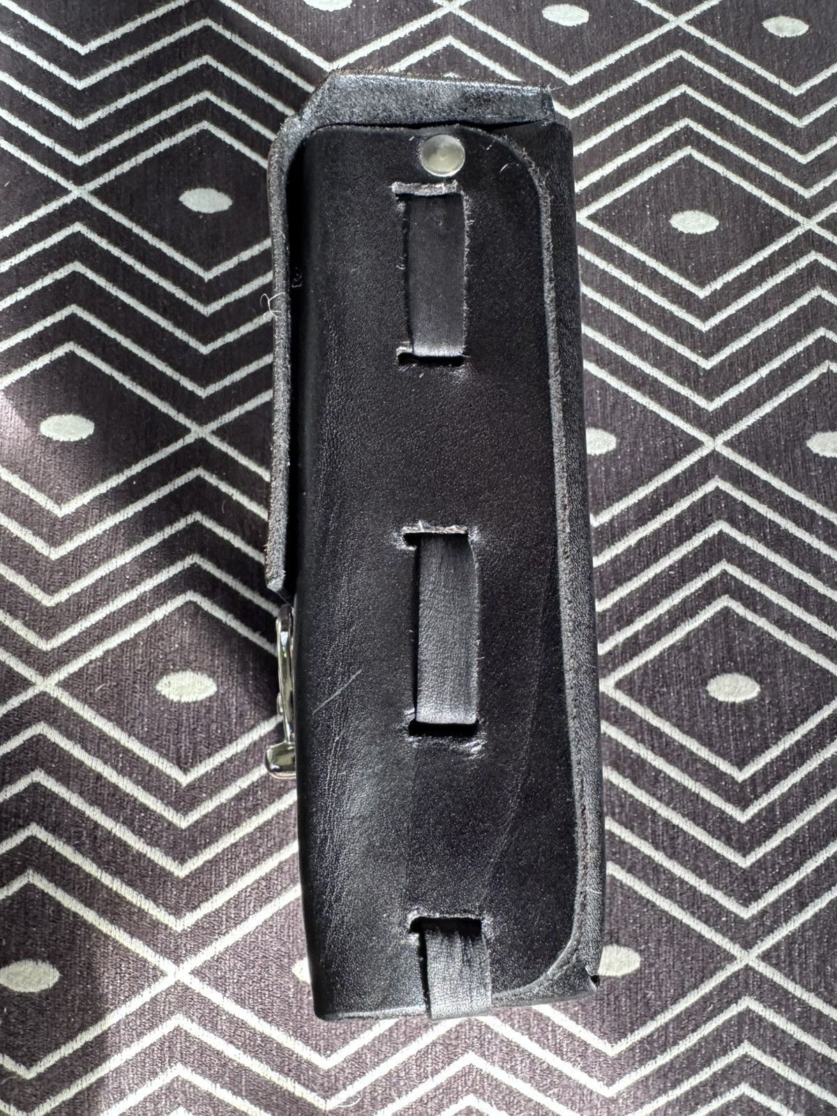 Other Handmade black leather belt bag holds essentials Size ONE SIZE - 7 Thumbnail
