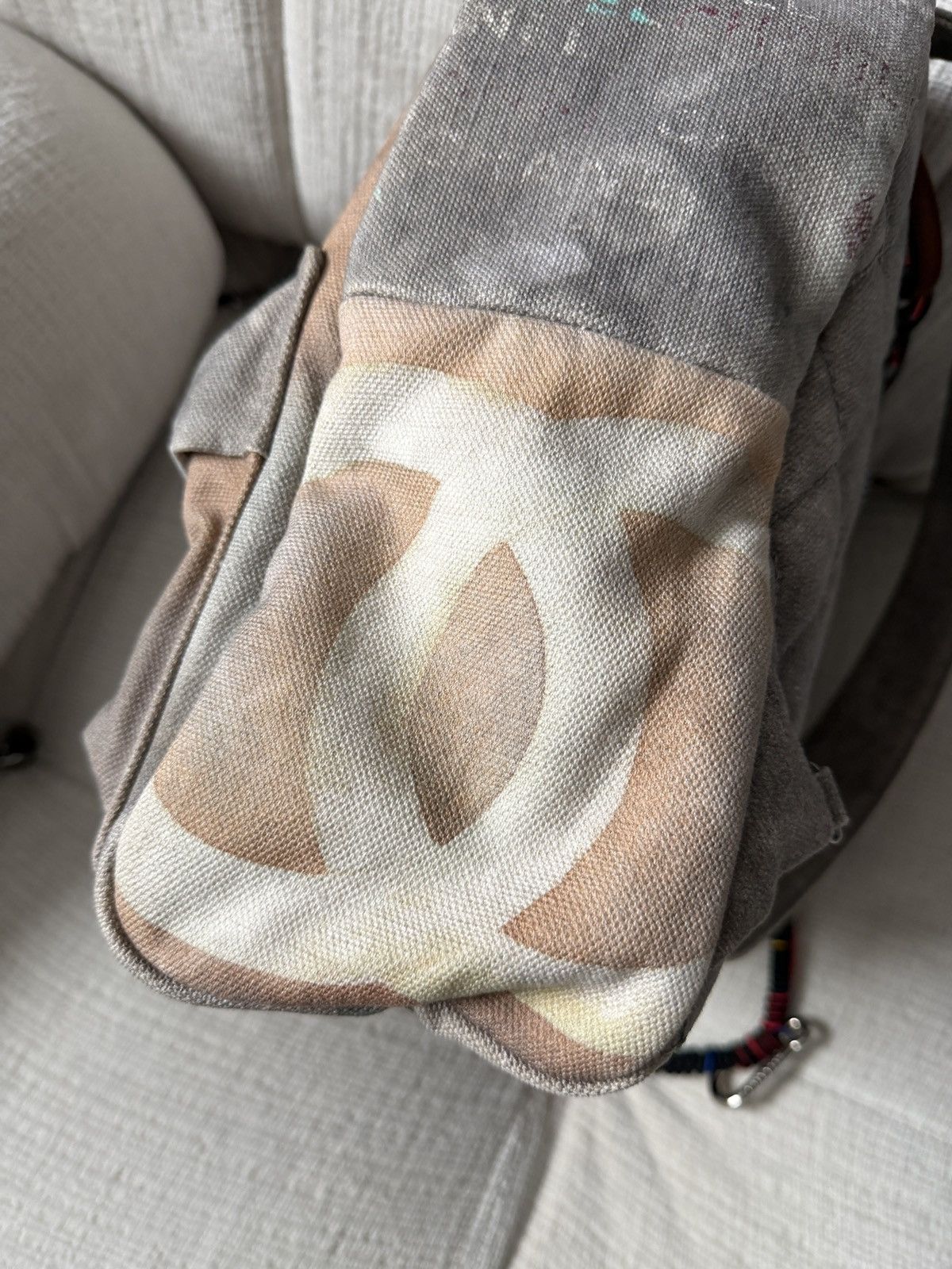 Chanel SS14 Artclass Light Grey Canvas Graffiti Backpack FULL SET Size ONE SIZE - 17 Thumbnail