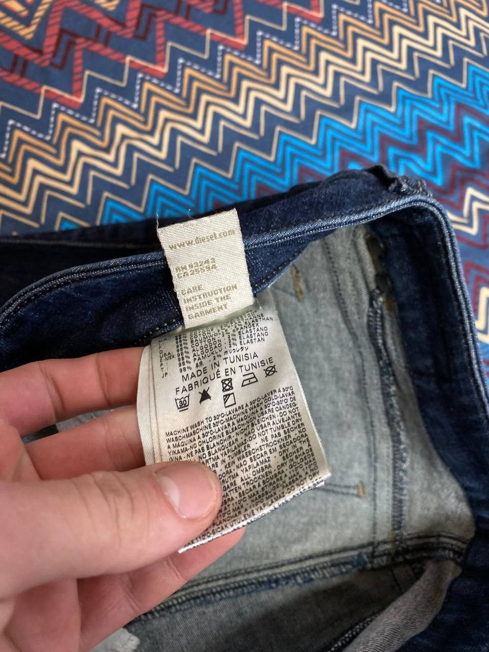 Diesel × Vintage Vintage Diesel Industry Denim Jeans Pants Rare Item Size 27" / US 4 / IT 40 - 5 Thumbnail