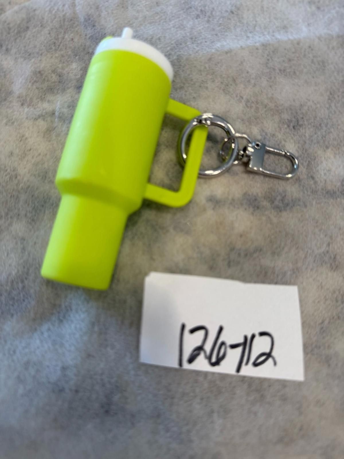 Other Drink tumbler keychain green white novelty gift Size ONE SIZE - 5 Thumbnail