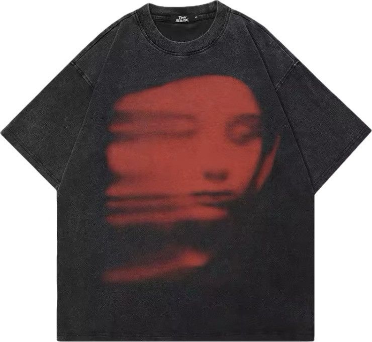Vintage Red Phantoms Printed Vintage Oversized T-Shirt Size US M / EU 48-50 / 2 - 1 Thumbnail