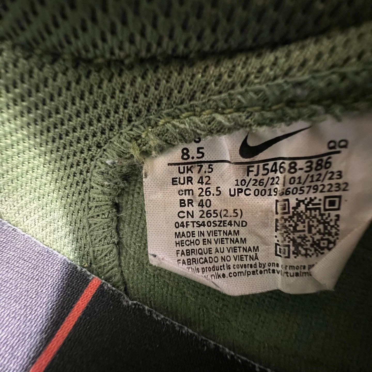 Nike Blazer Jumbo Green Size 42 New Condition Size US 8.5 / EU 41-42 - 8 Thumbnail