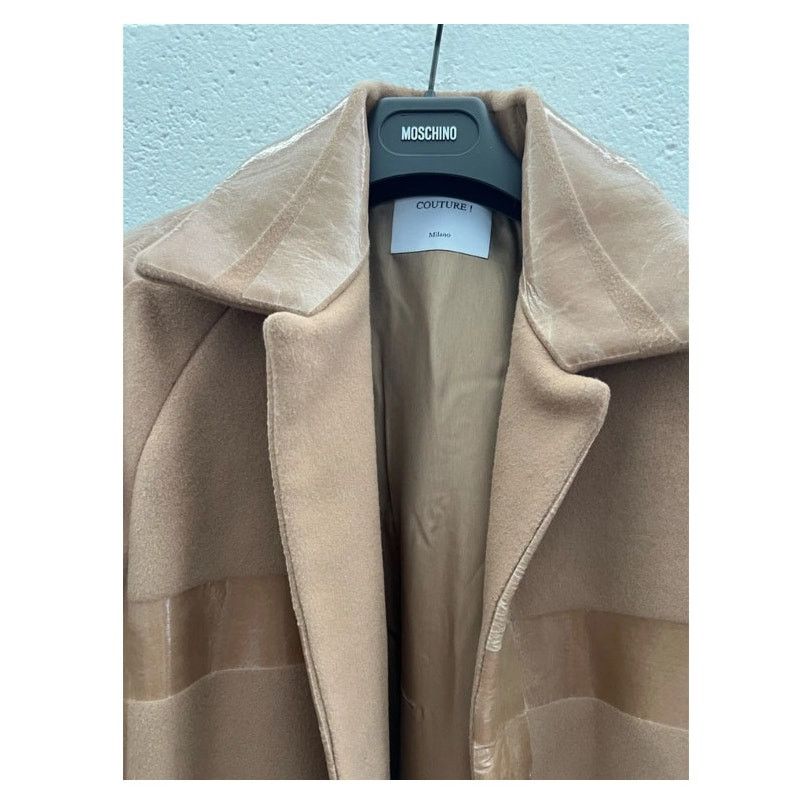 Moschino AW20 Moschino Couture Jeremy Scott Boxes Packaging Overcoat Size M / US 6-8 / IT 42-44 - 6 Thumbnail