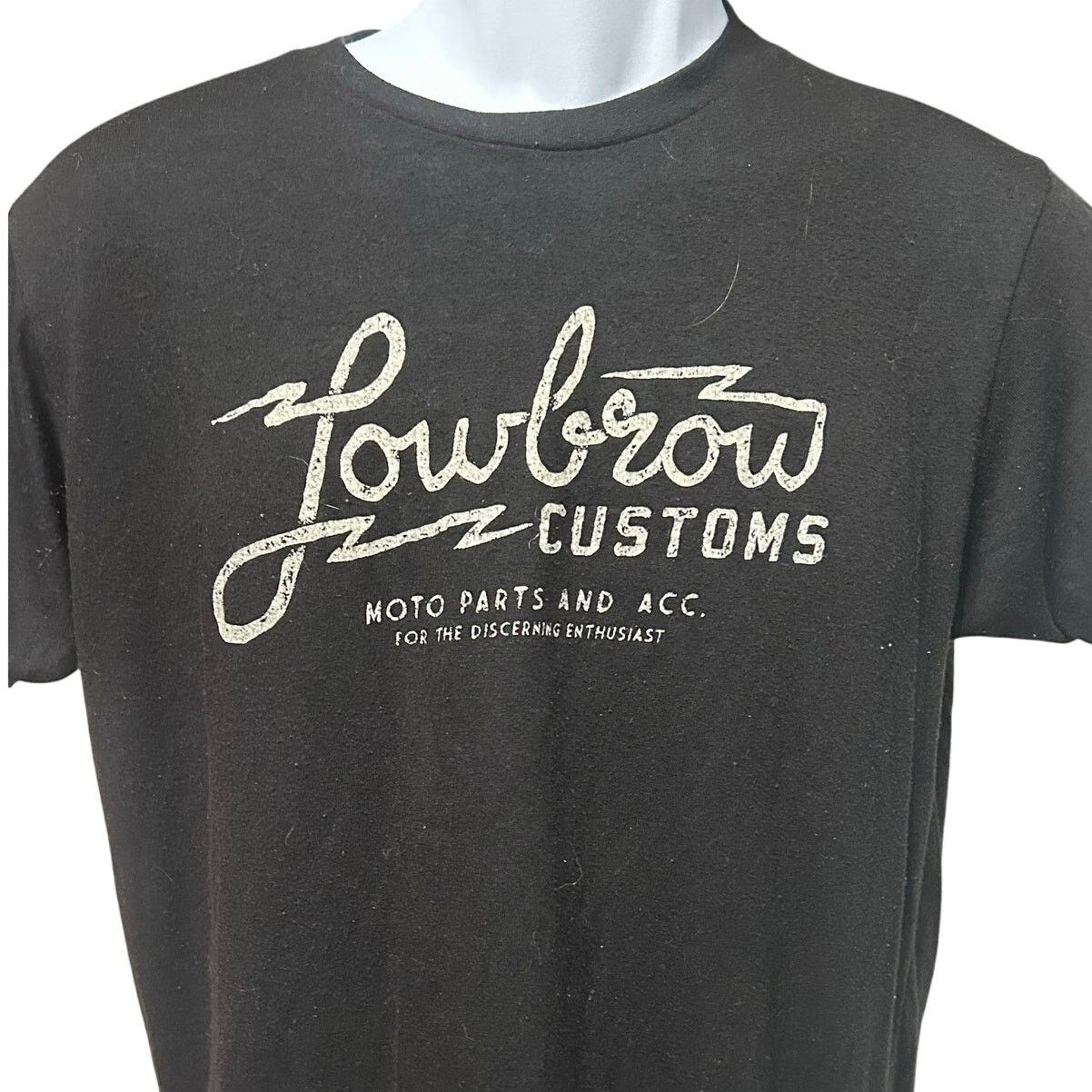 Other Lowbrow Customs Black Moto Graphic T-Shirt (Fits Small) Size US S / EU 44-46 / 1 - 1 Thumbnail