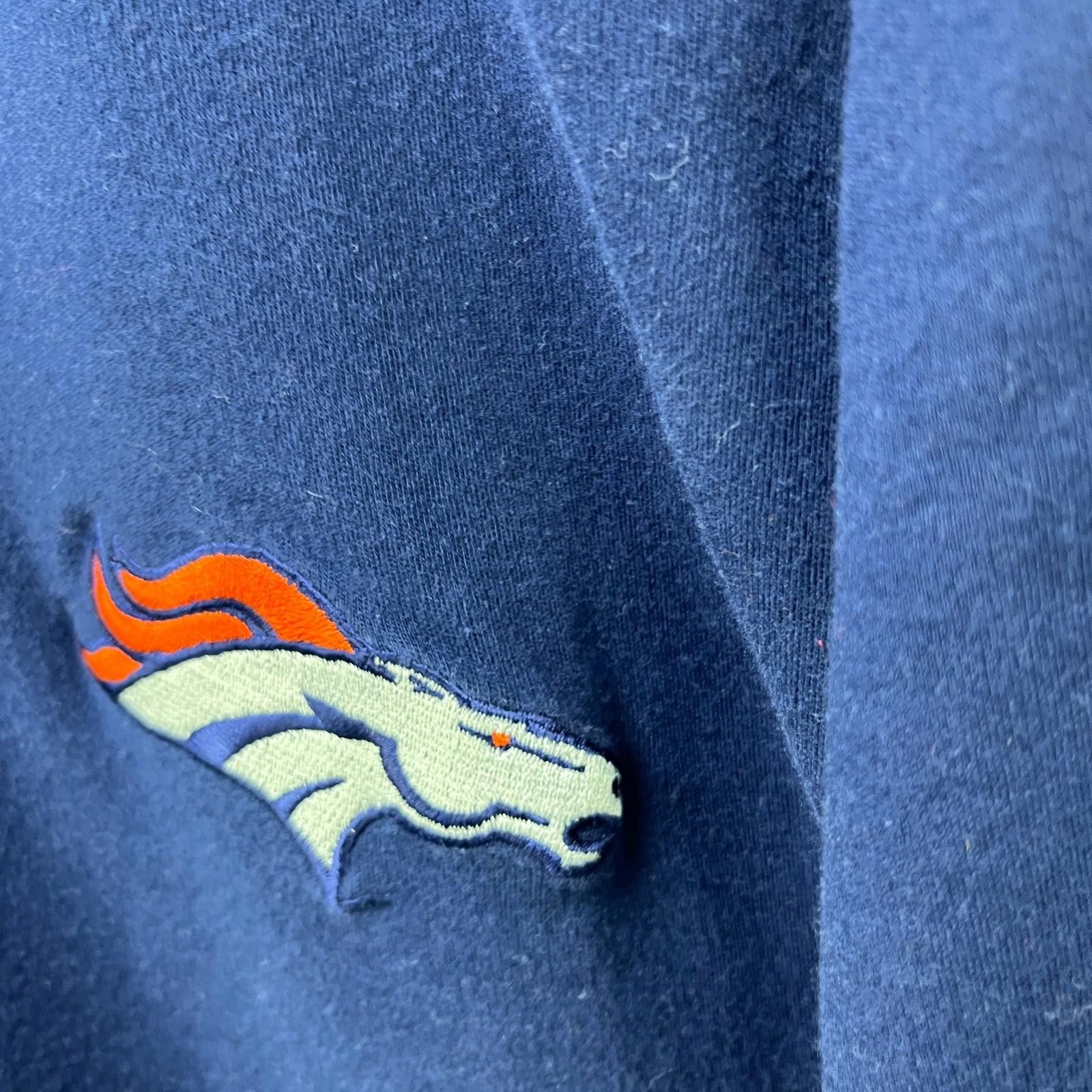 Nike Vintage Nike NFL Denver Broncos Blue Polo Shirt Short Sleeve Size ONE SIZE - 6 Thumbnail