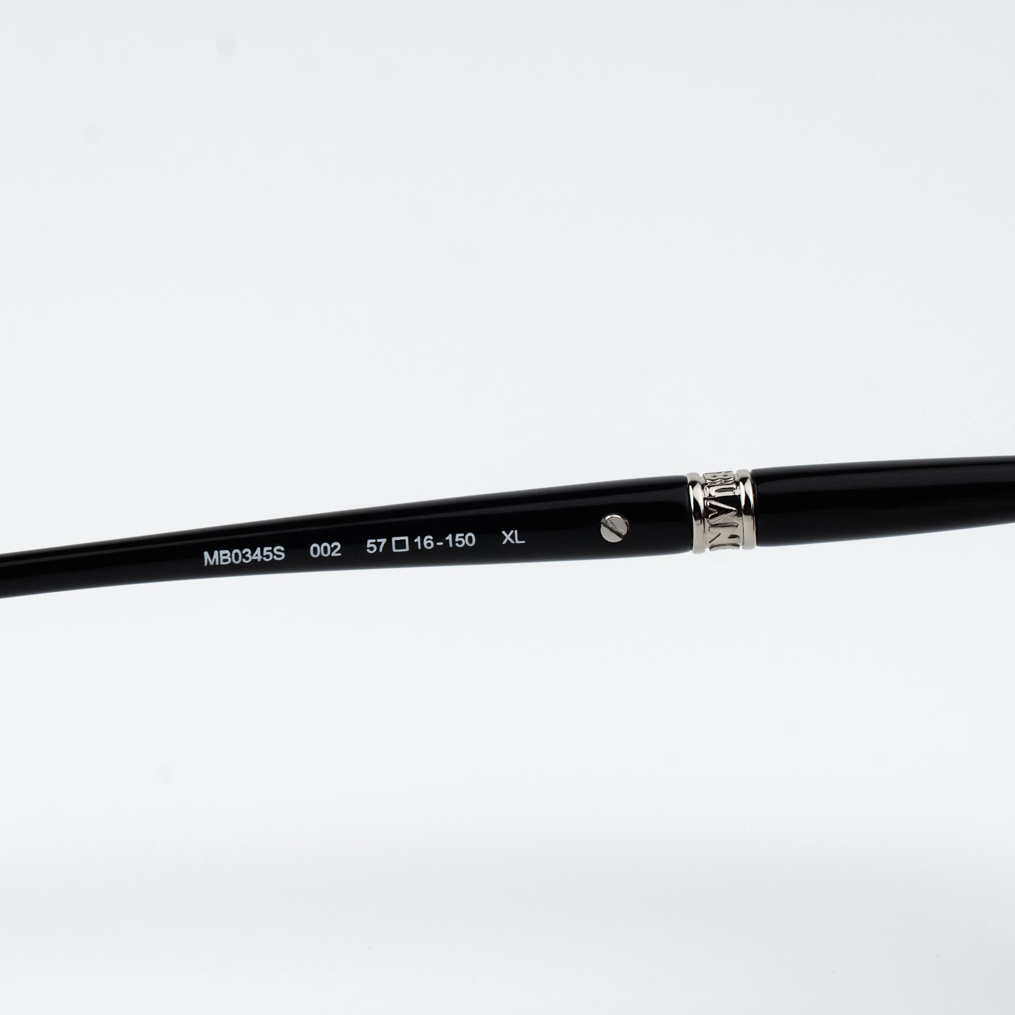 Montblanc Montblanc Men Sunglasses Pilot MB0345S 002 NEW AUTHENTIC Size ONE SIZE - 9 Thumbnail