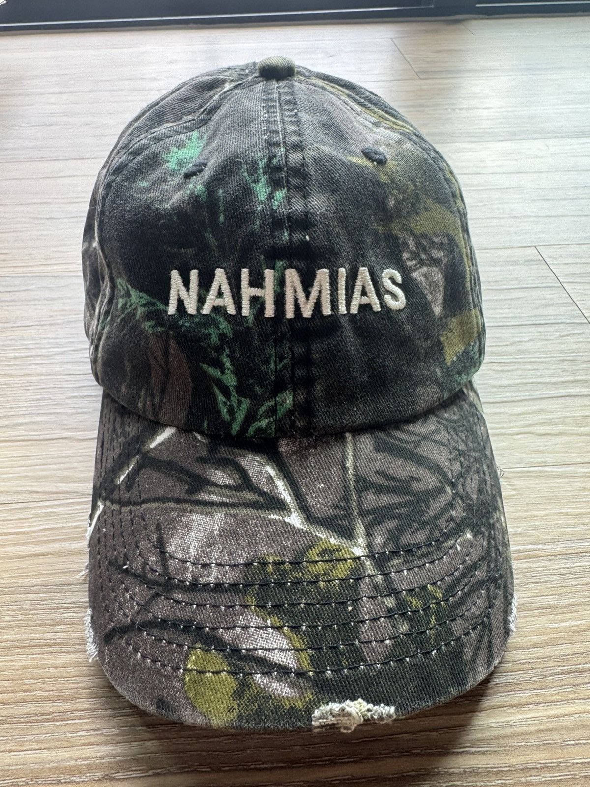 Nahmias Nahmias Camo Dad Hat Cap Olive/Brown Size ONE SIZE - 2 Thumbnail