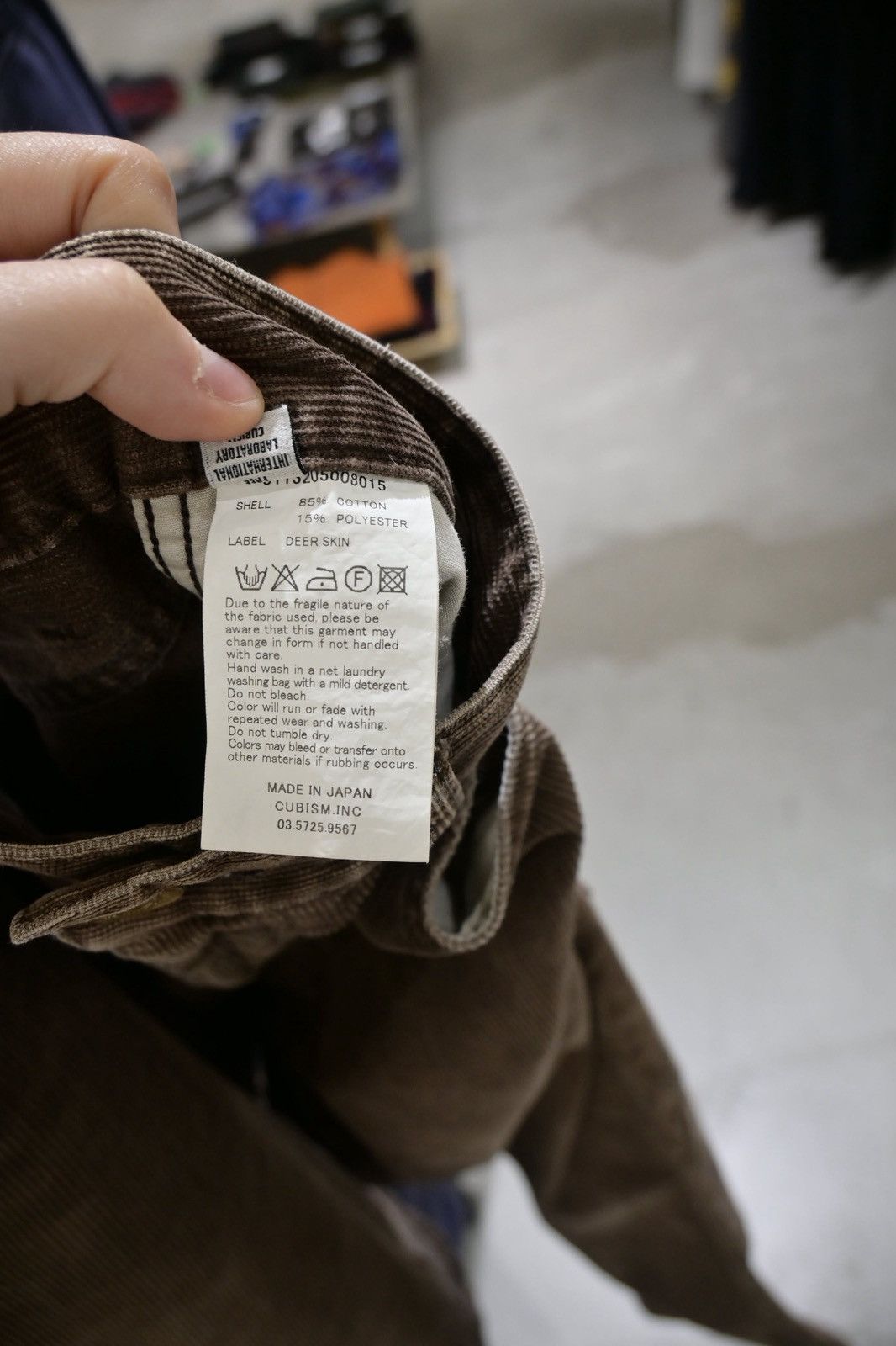 Visvim Visvim Corduroy Straight Pants Size US 33 - 9 Thumbnail