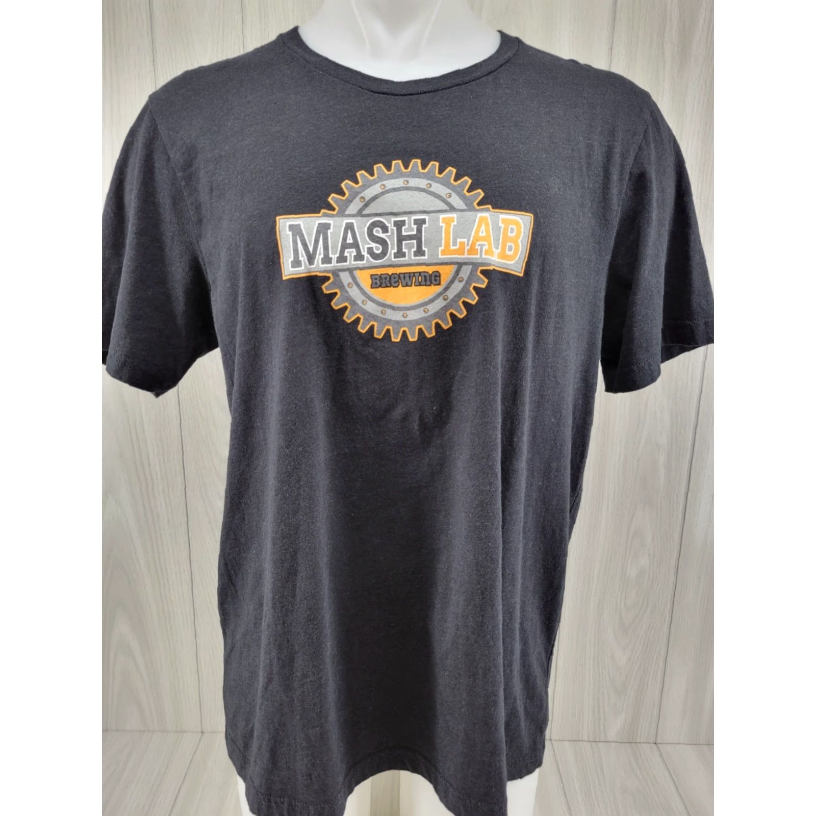 Vintage Mash Lab Brewing Windsor Co. Shirt XL Black Men Short Sleeve T-Shirt Size US XL / EU 56 / 4 - 2 Thumbnail