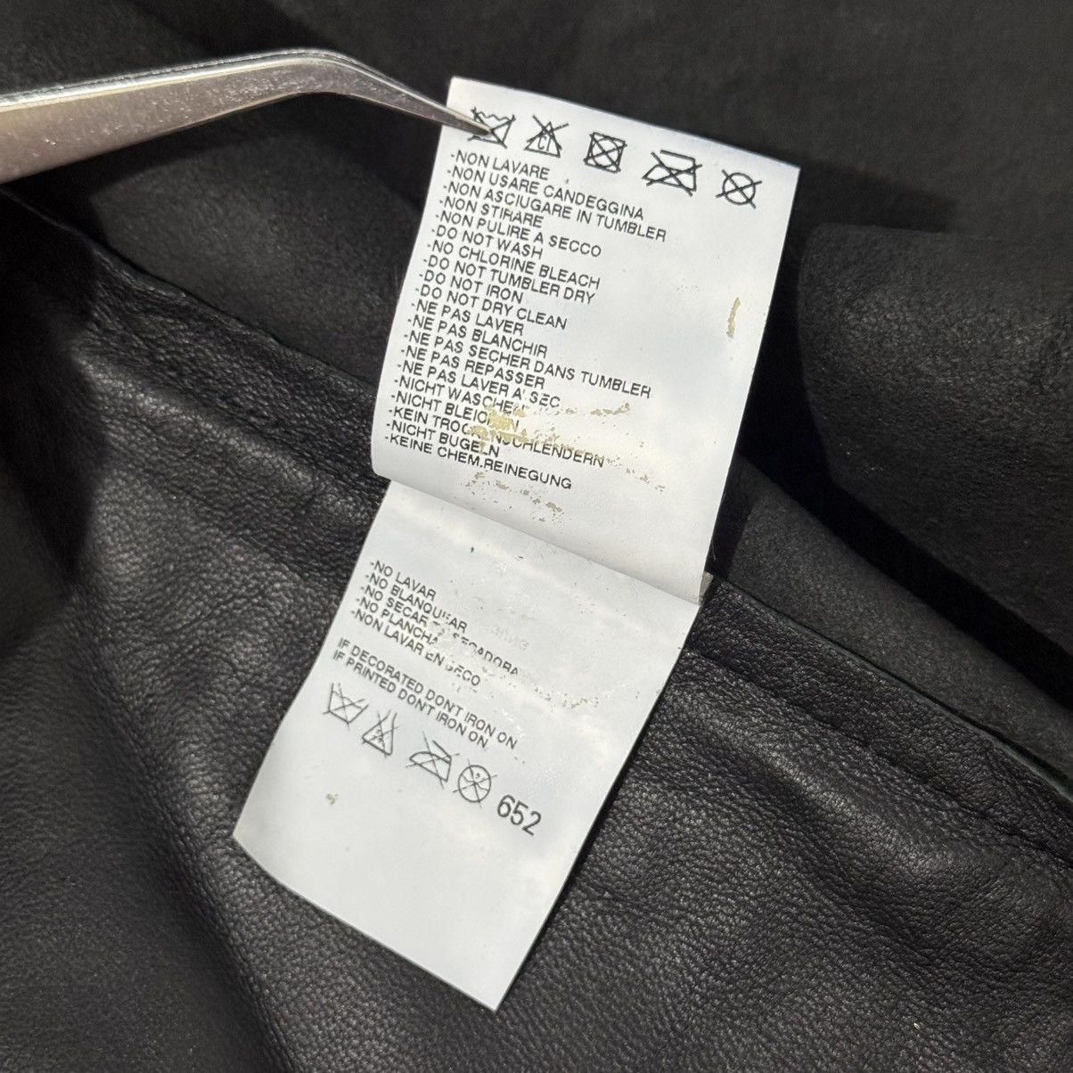 Maison Margiela Maison Margiela - Blank Tag - Reassembled Black Leather Size XS / US 0-2 / IT 36-38 - 12 Thumbnail
