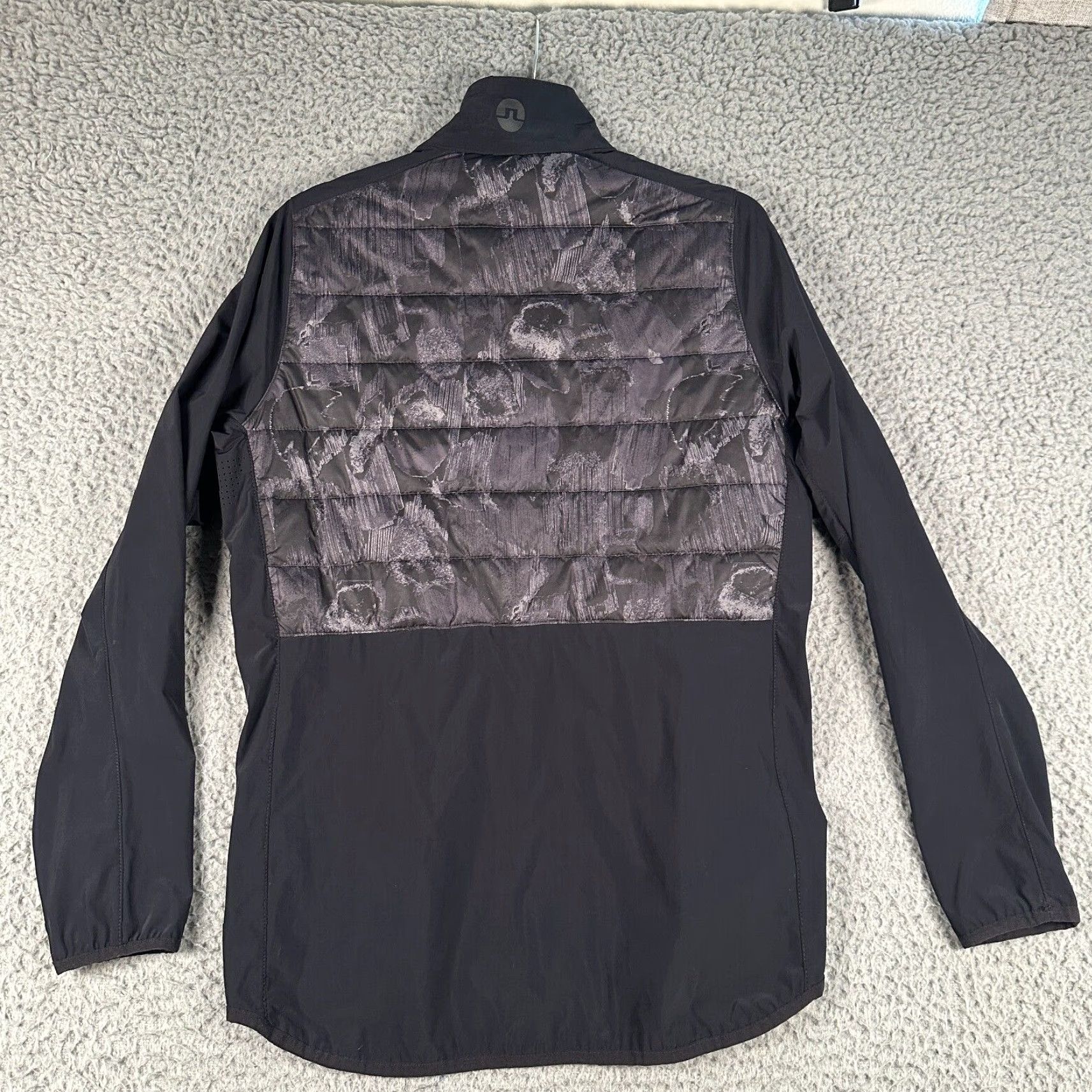 J.Lindeberg J.Lindeberg Jacket Mens Medium Black Gray Quilted Primaloft Season Hybrid Size US M / EU 48-50 / 2 - 6 Thumbnail