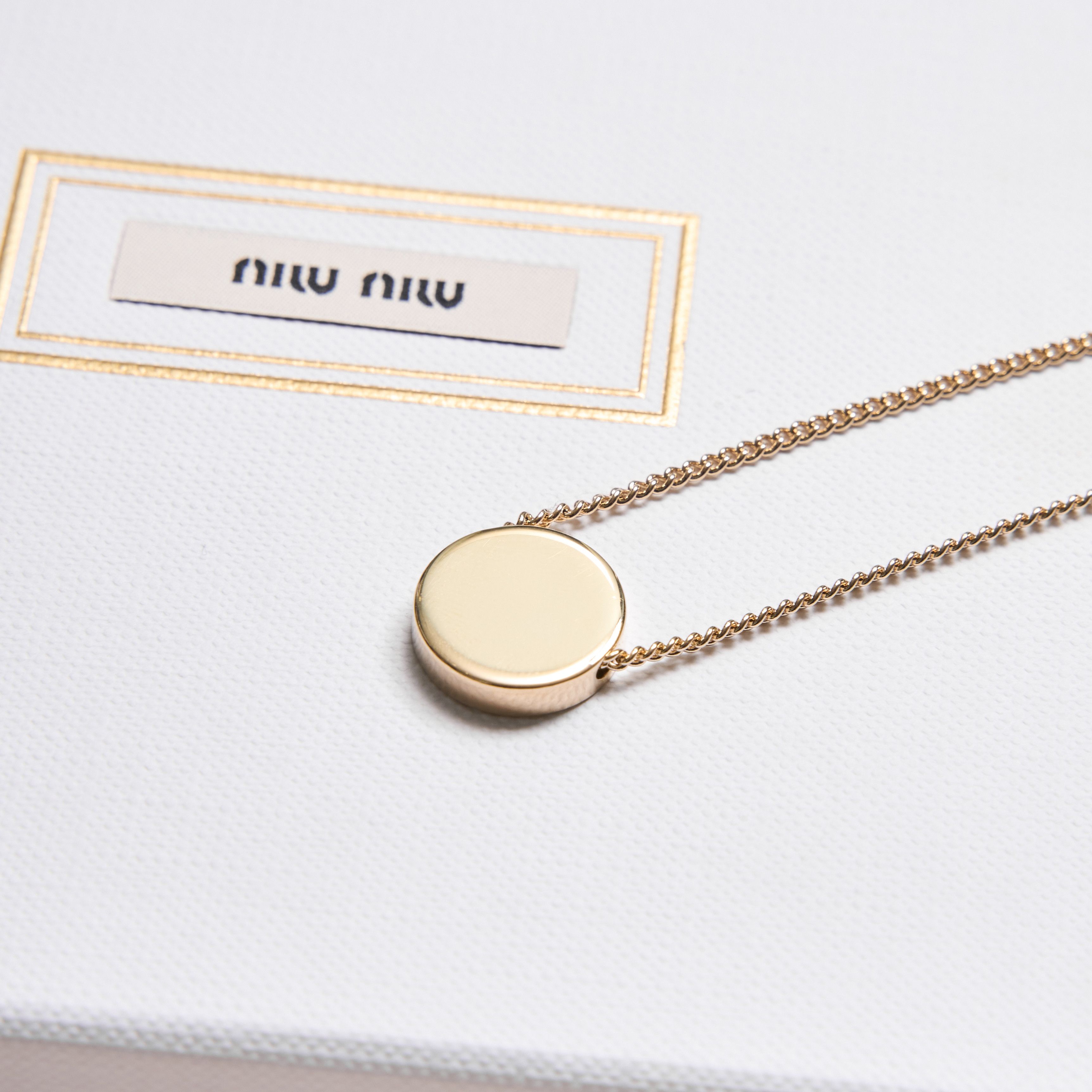 Miu Miu MIU MIU Metal Necklace Size ONE SIZE - 3 Thumbnail