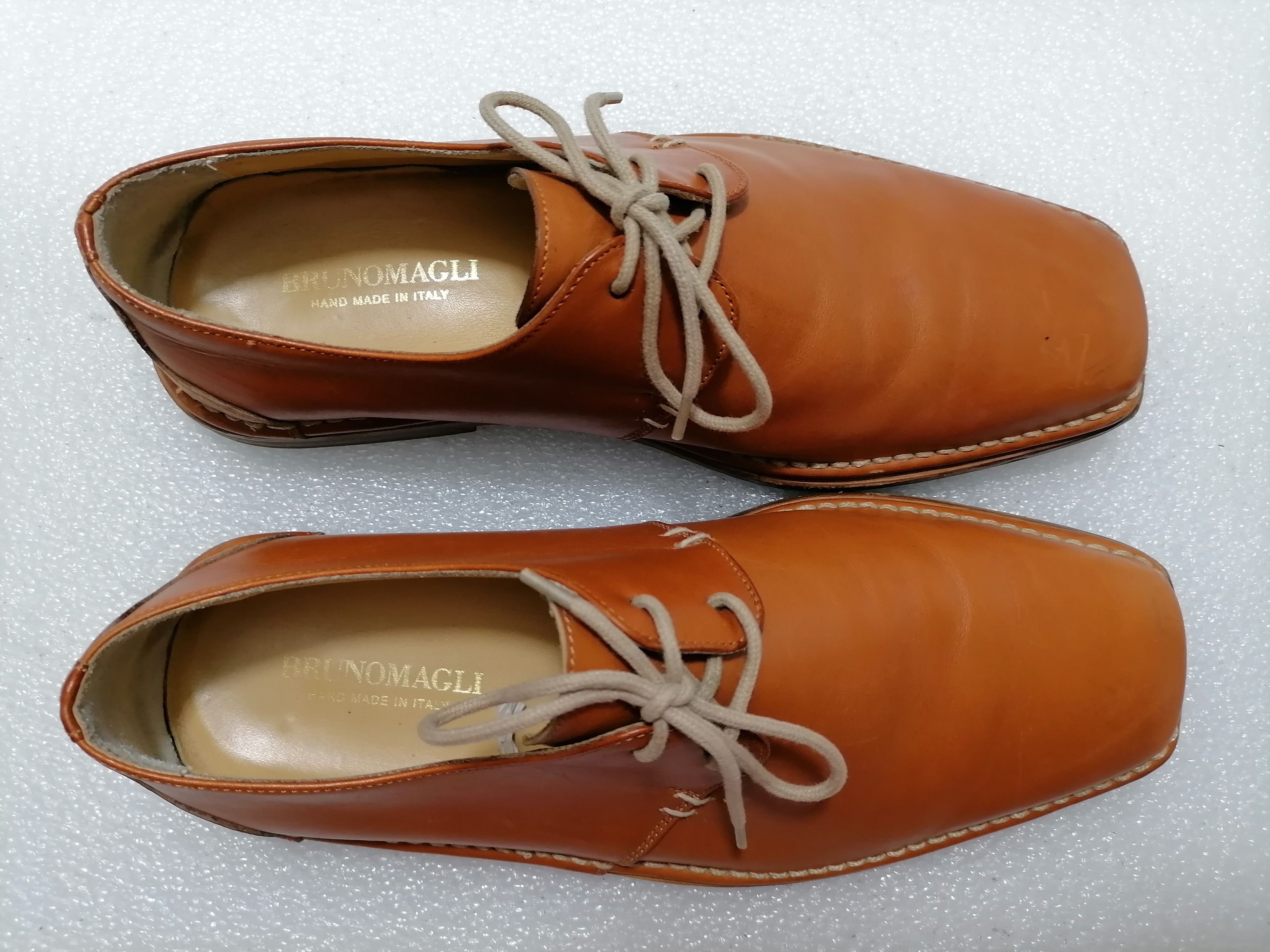 Bruno Magli Leather Man Shoes Handmade Size US 9 / EU 42 - 6 Thumbnail